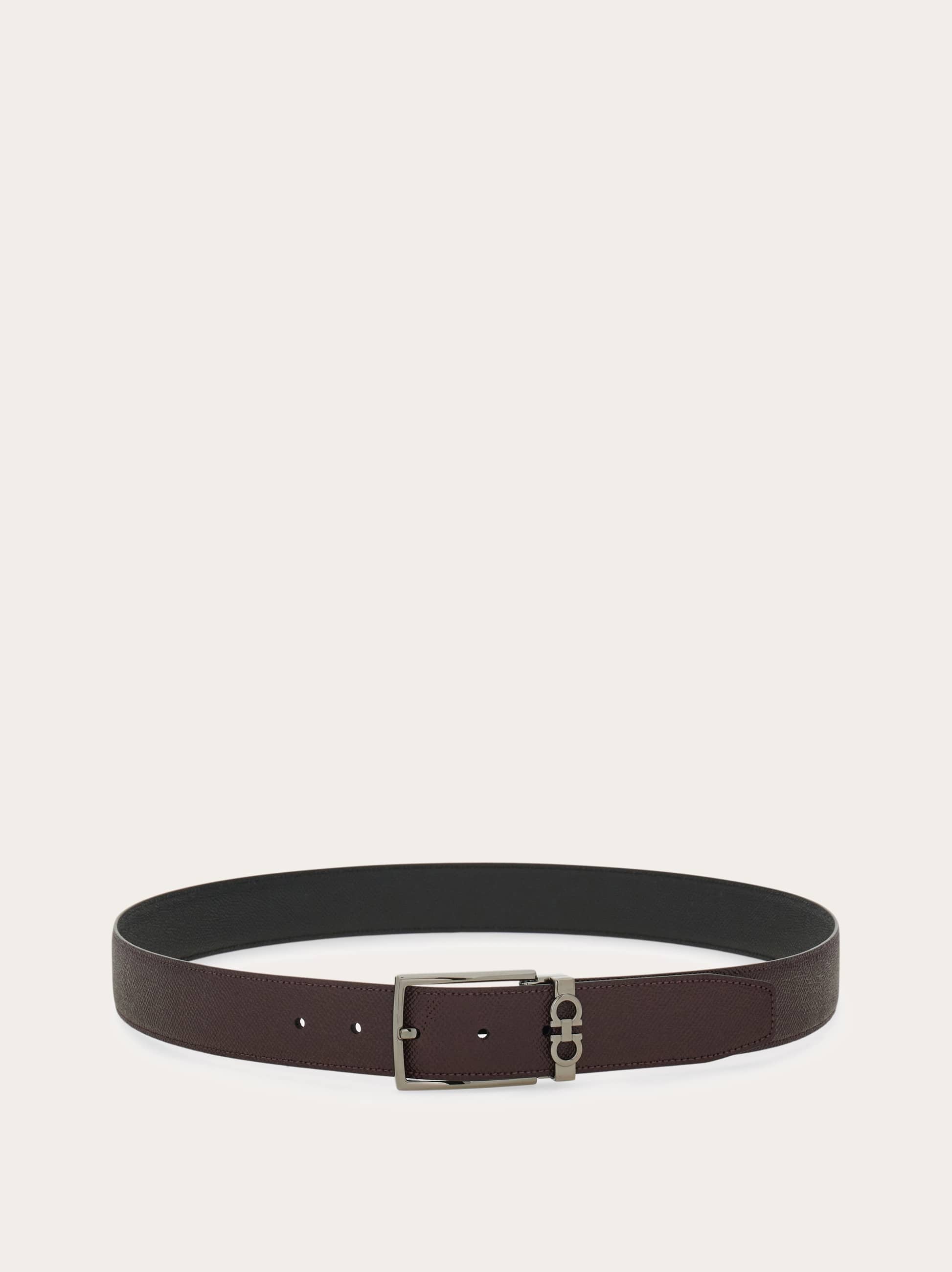  Ferragamo Herren Verstellbarer Gancini-wendegürtel Rot 