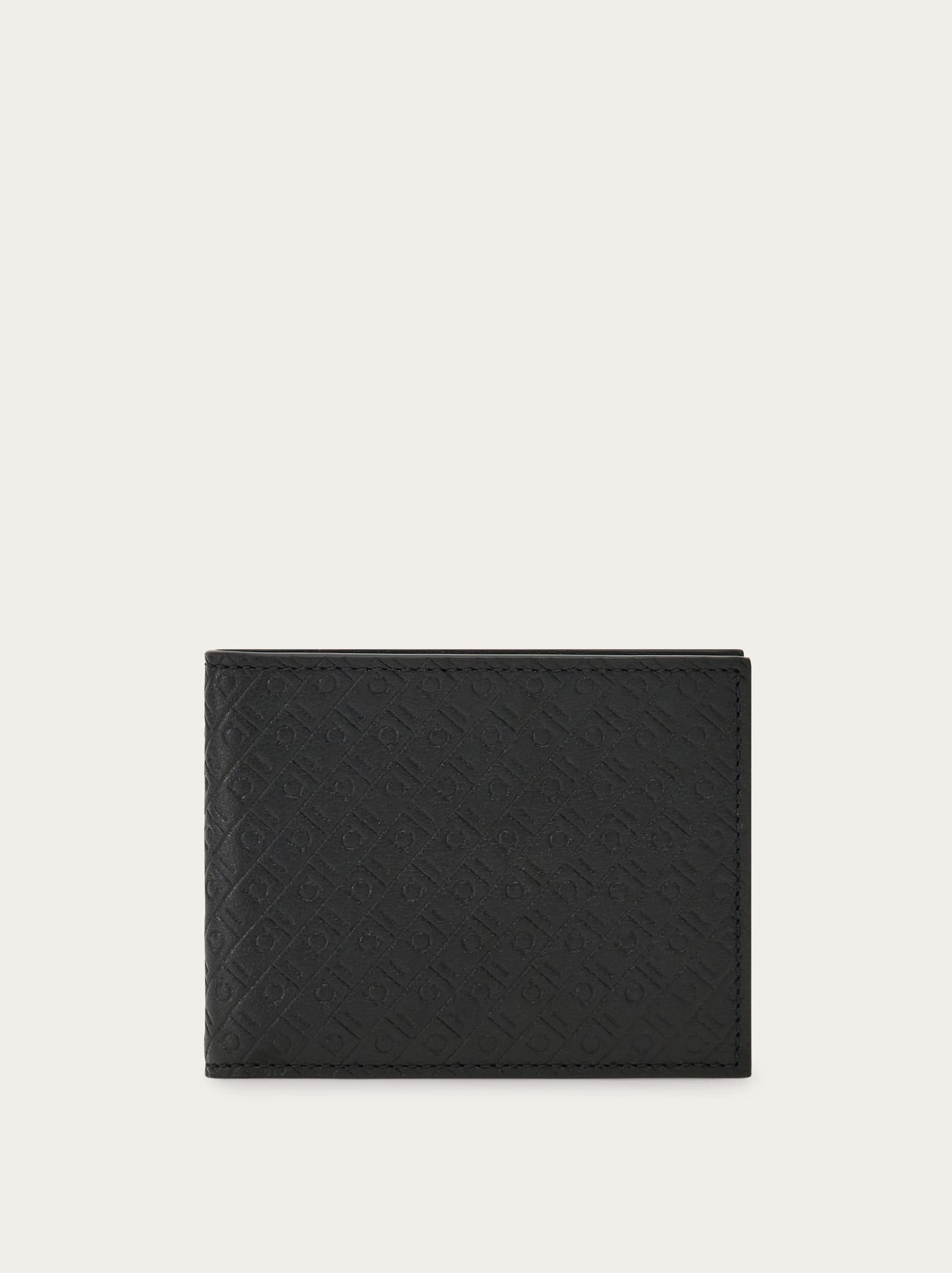 Ferragamo Men Ferragamo Monogram wallet Black