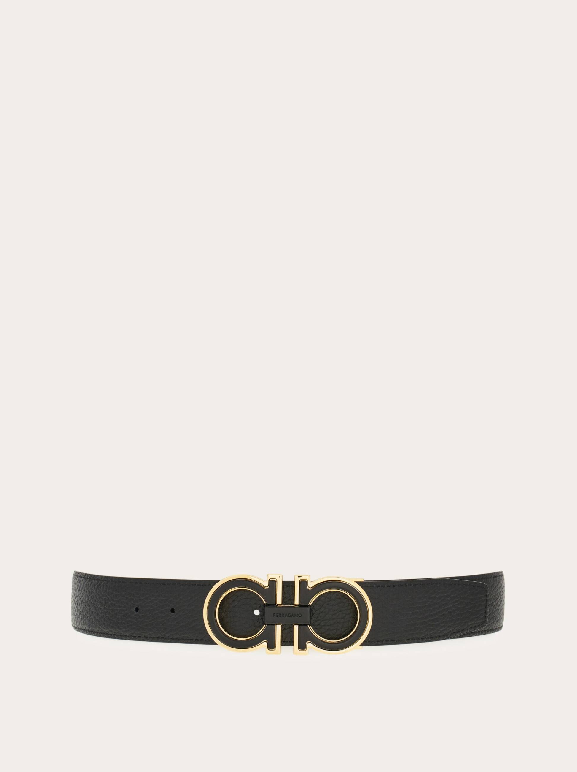 Ferragamo Double-sided Belt In Green