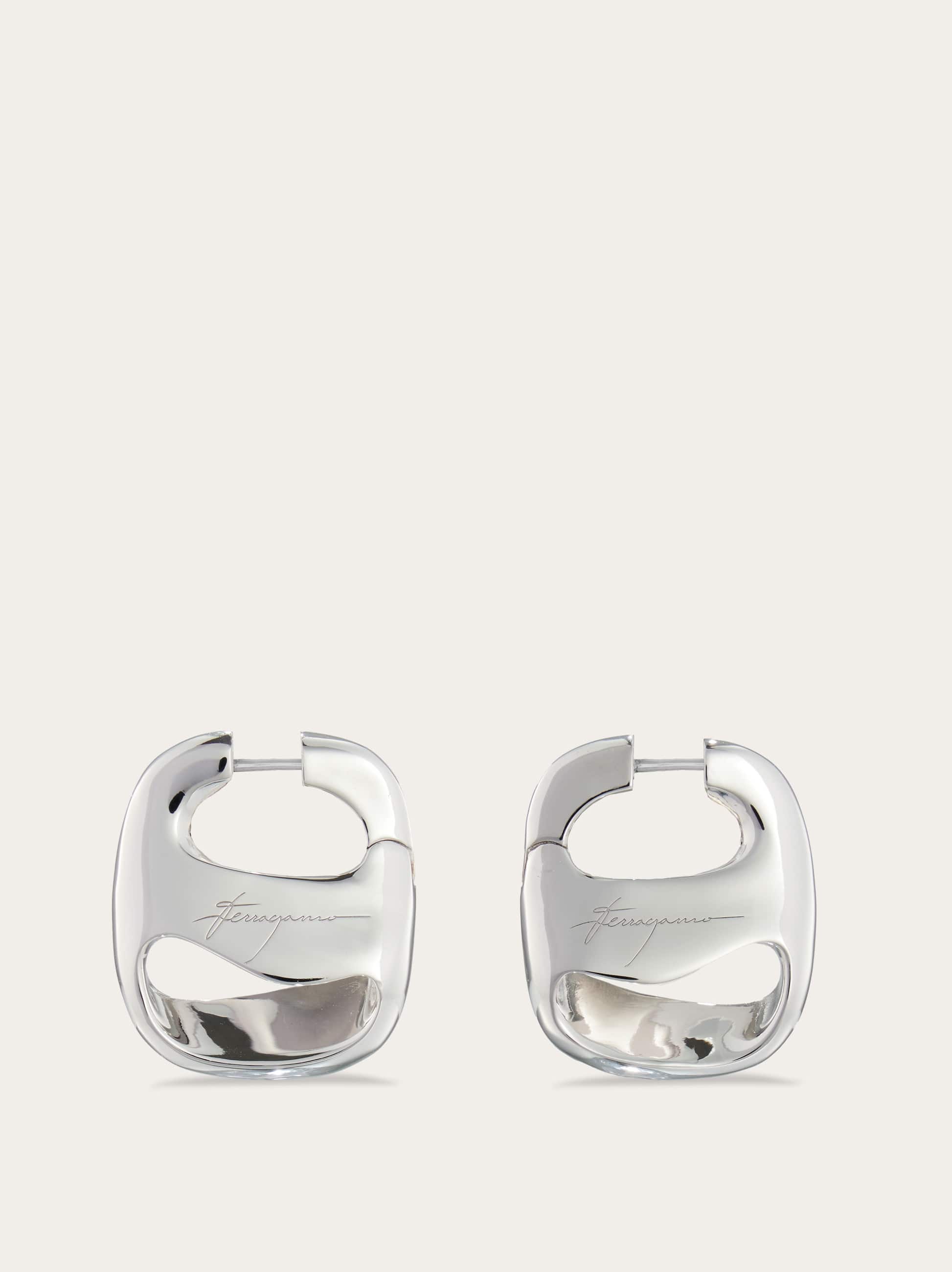 Ferragamo Donna Orecchini Vara - small Argento