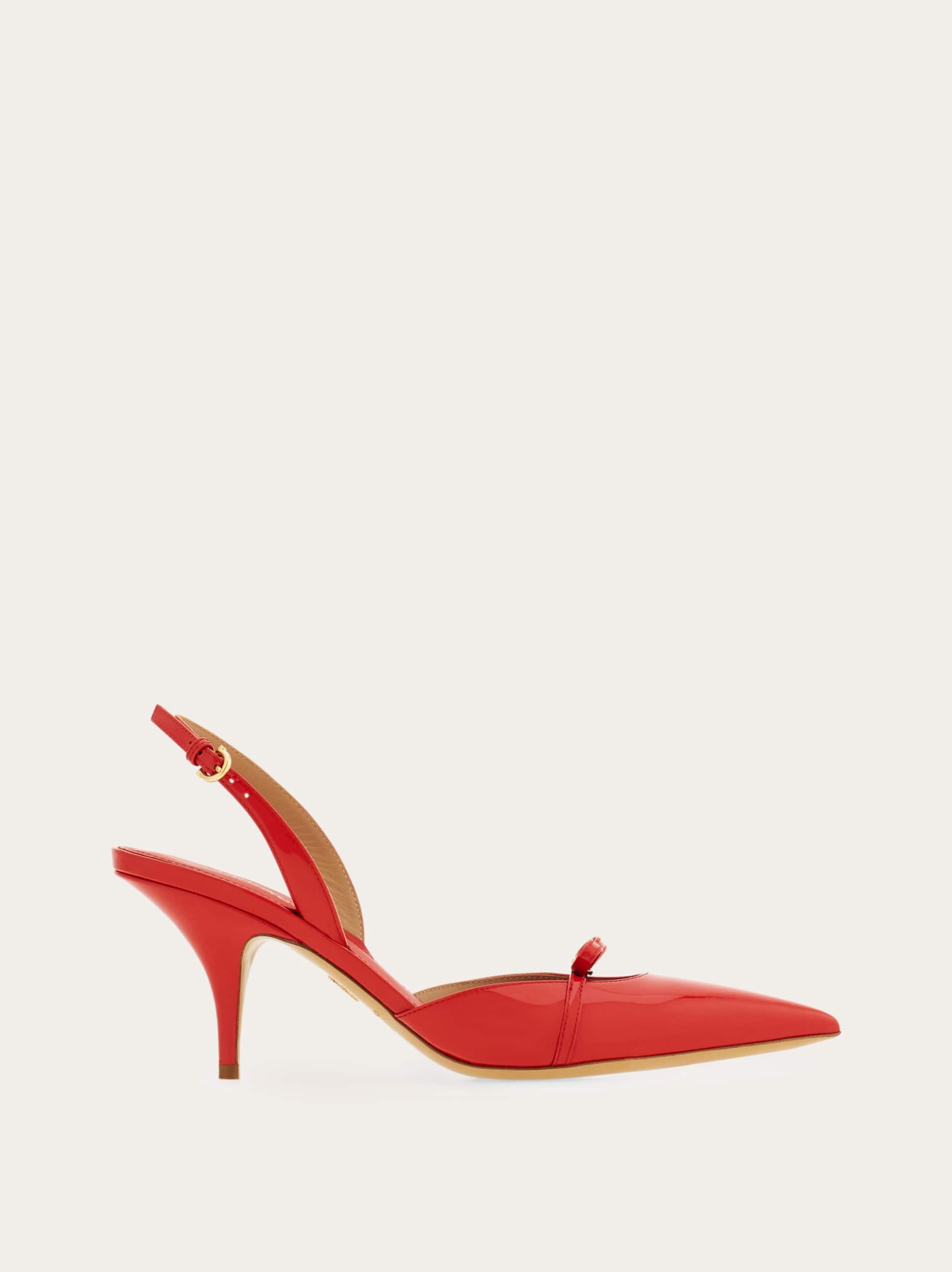 Ferragamo Donna Slingback con mini fiocco Rosso Taglia 36