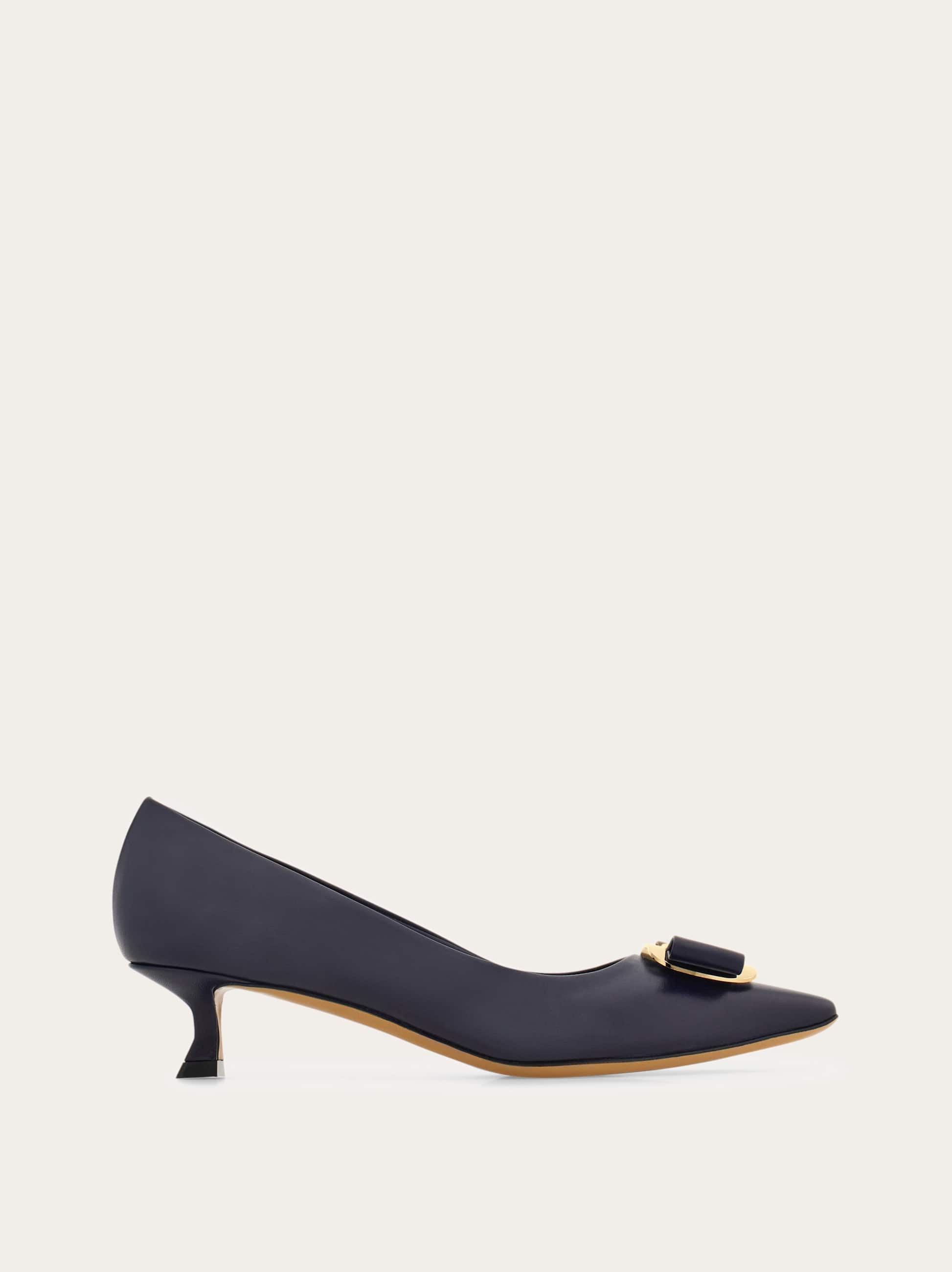 Ferragamo Donna Décolleté new Vara plate Blu Taglia 35