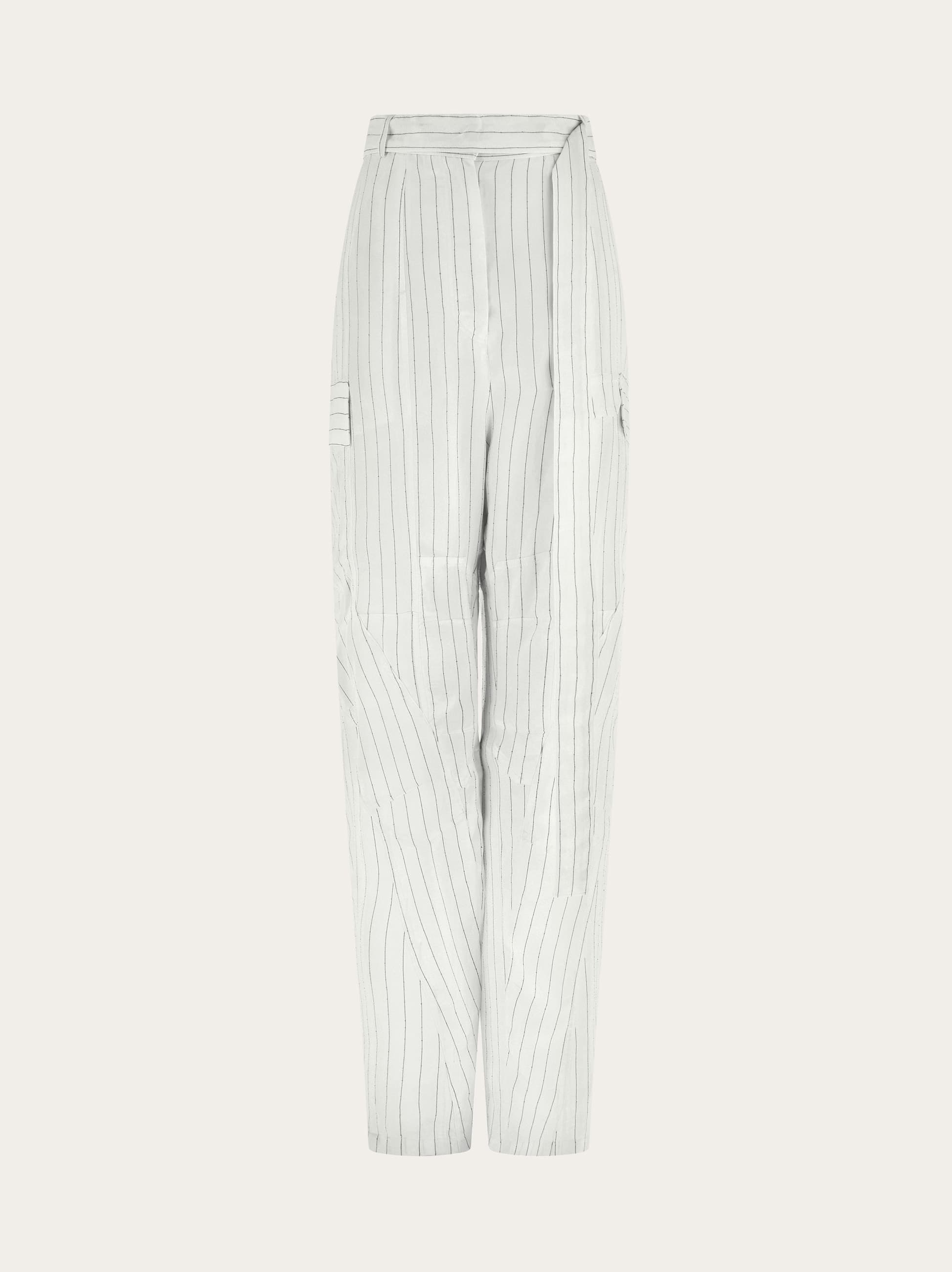 Ferragamo Donna Pantaloni cargo Bianco