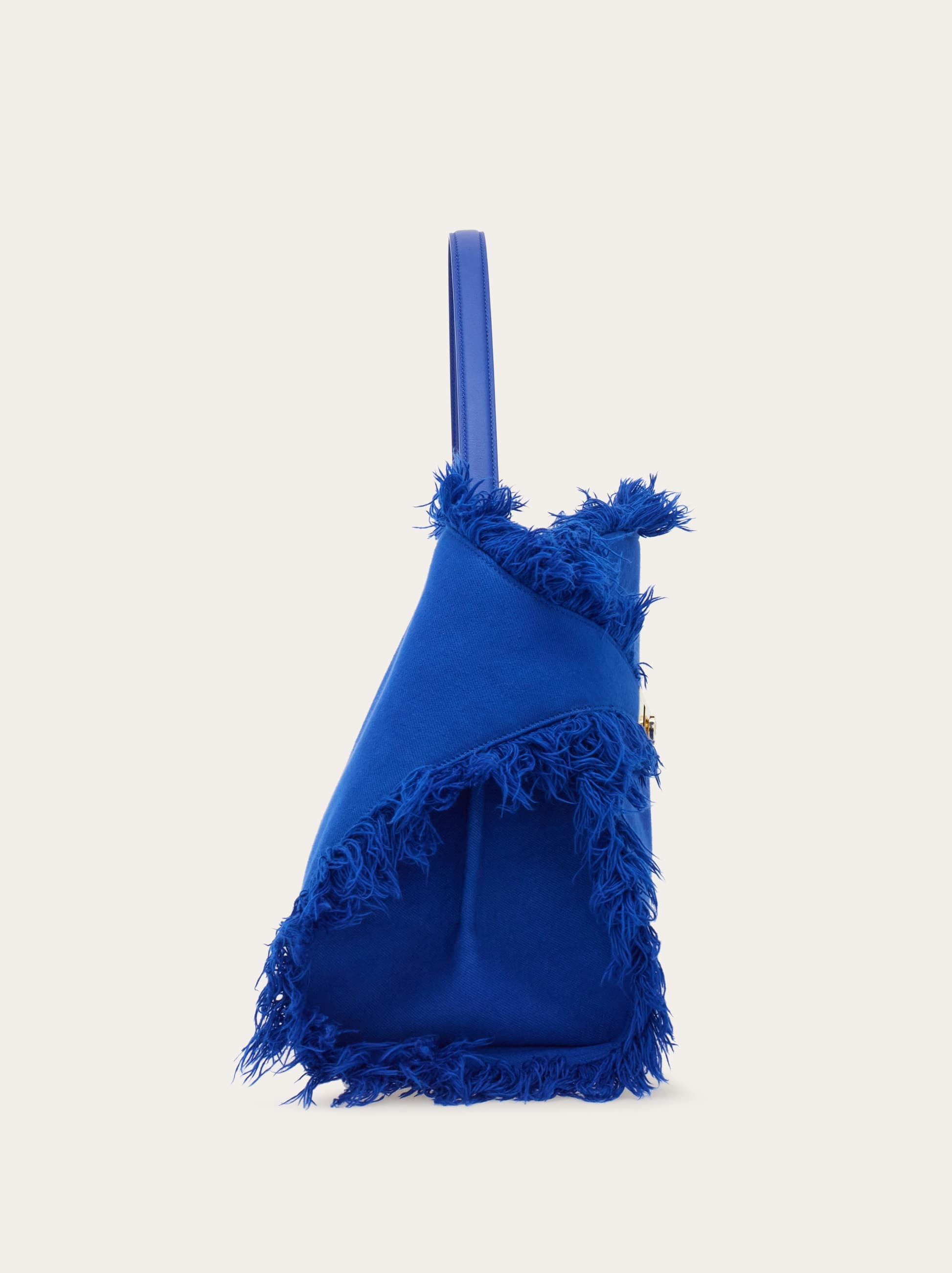 Ferragamo Hug Soft (l) Shoulder Bags Blue In Blue