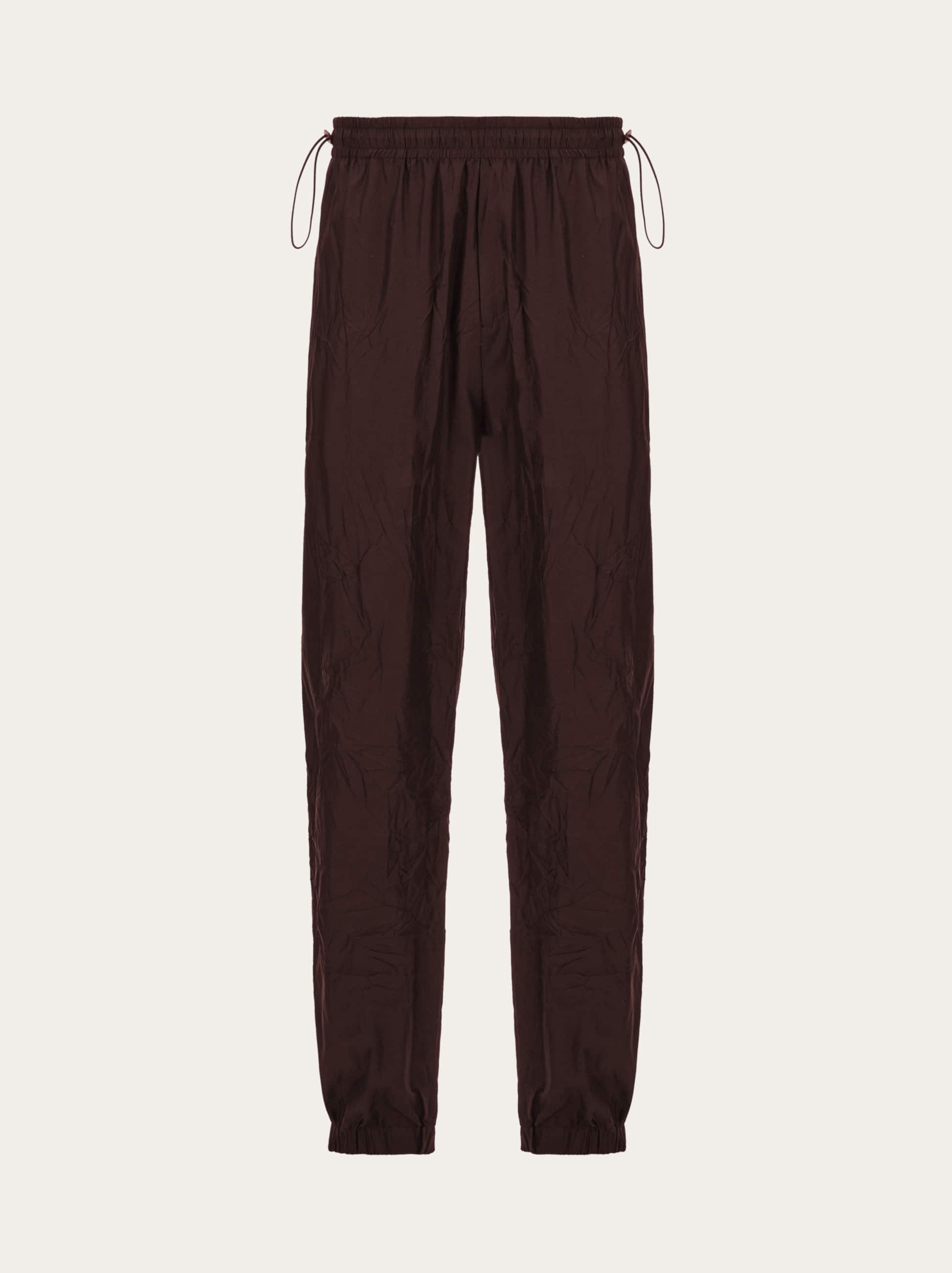 Ferragamo Drawstring Jogger In Brown