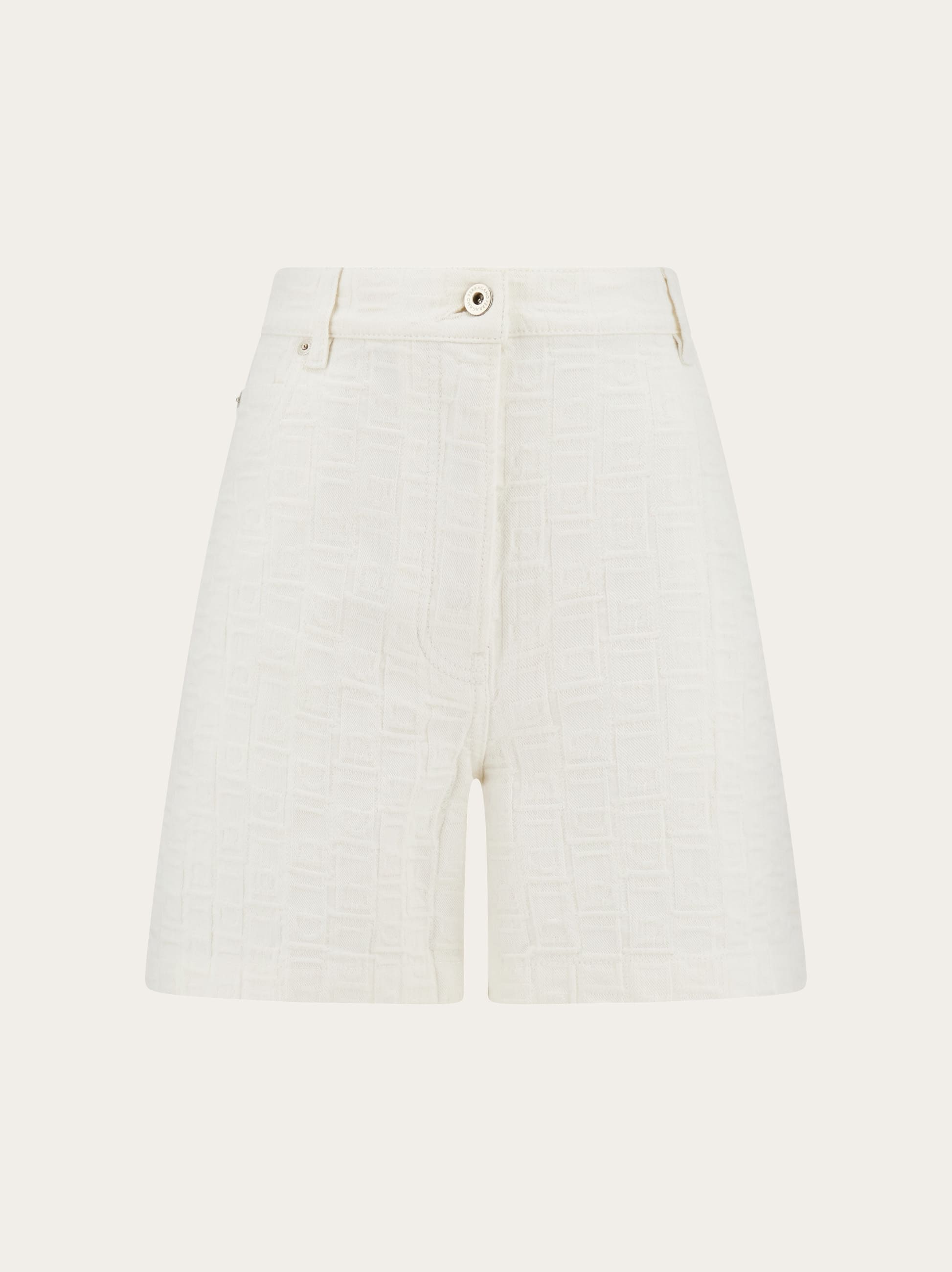 Ferragamo Donna Shorts Bianco