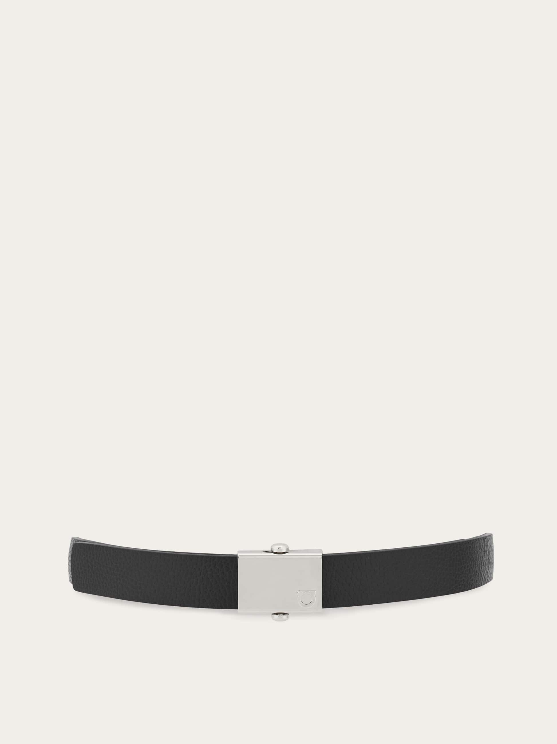 Ferragamo Snap Double-sided Waistband In Schwarz