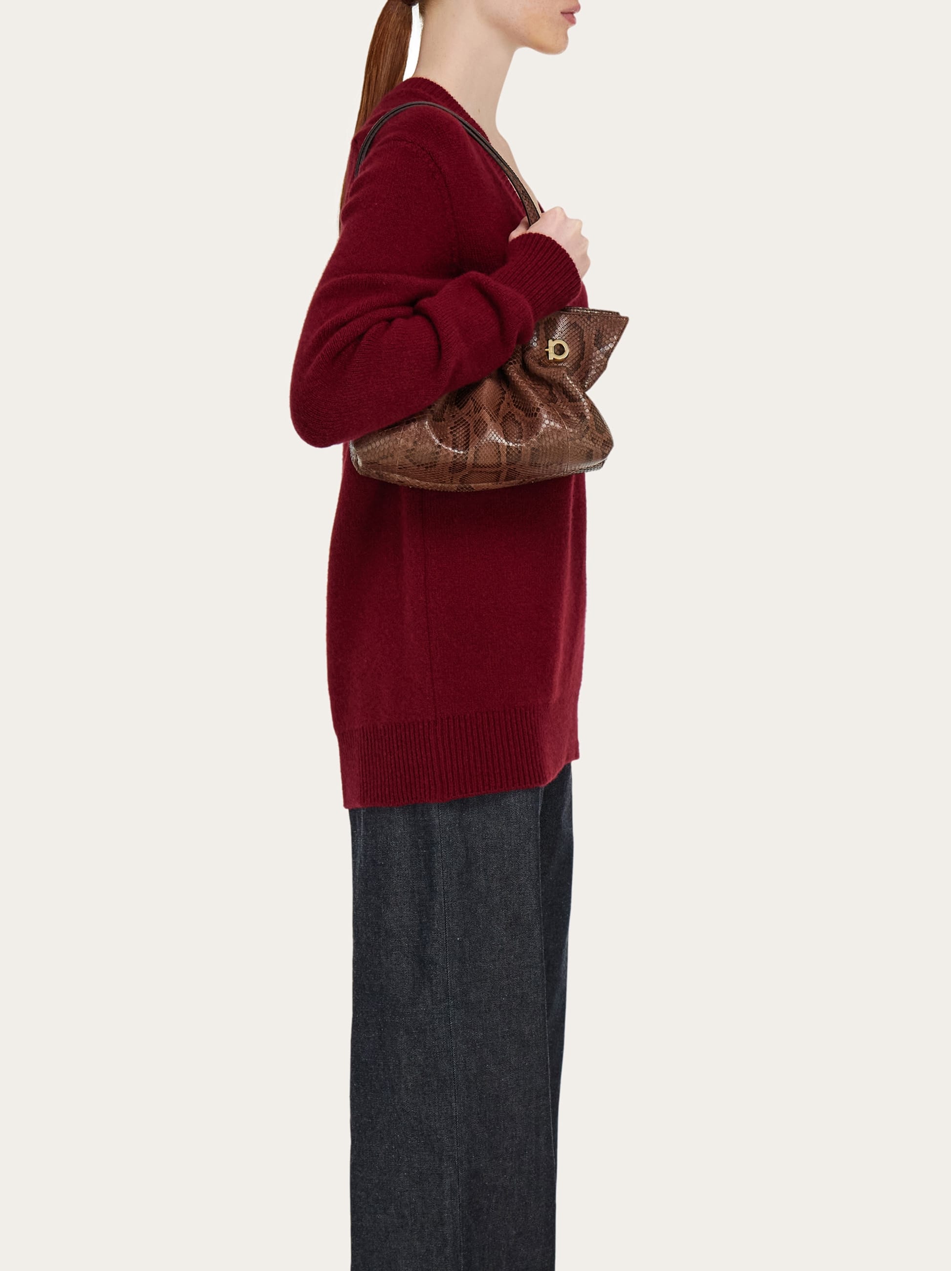  Ferragamo Damen Ferragamo Soft-bag (s) Braun 