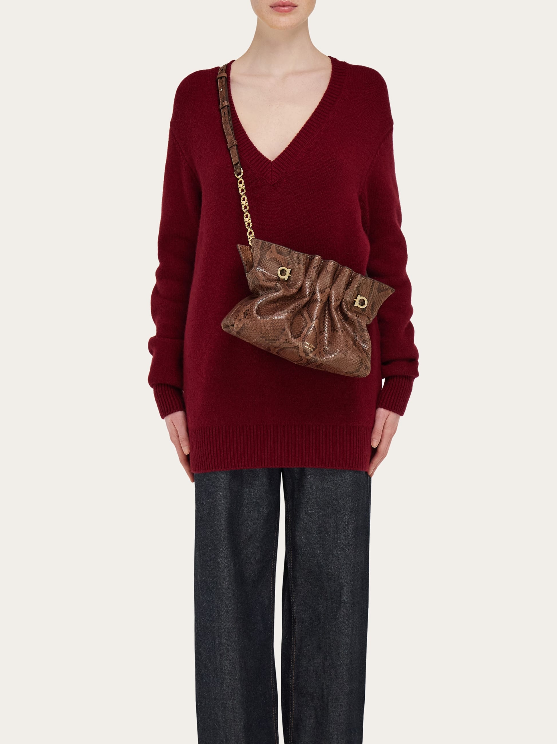  Ferragamo Damen Ferragamo Soft-bag (s) Braun 