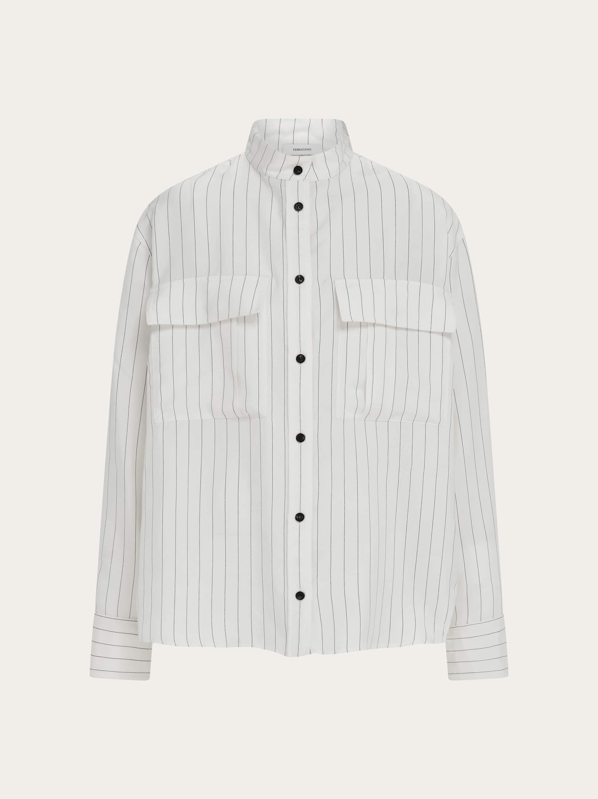 Ferragamo Donna Camicia con tasconi Bianco
