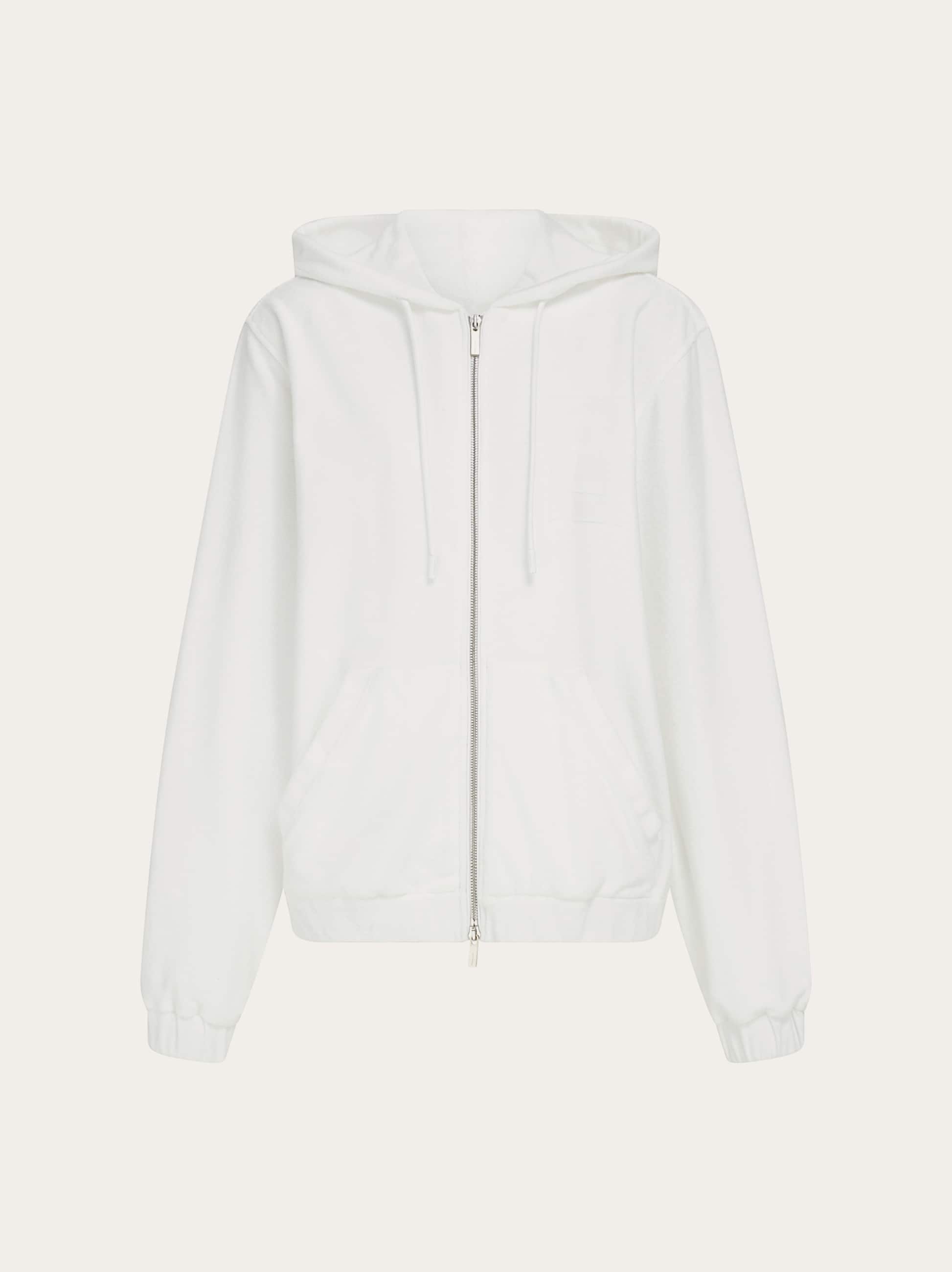 Ferragamo Donna Felpa con cappuccio Bianco