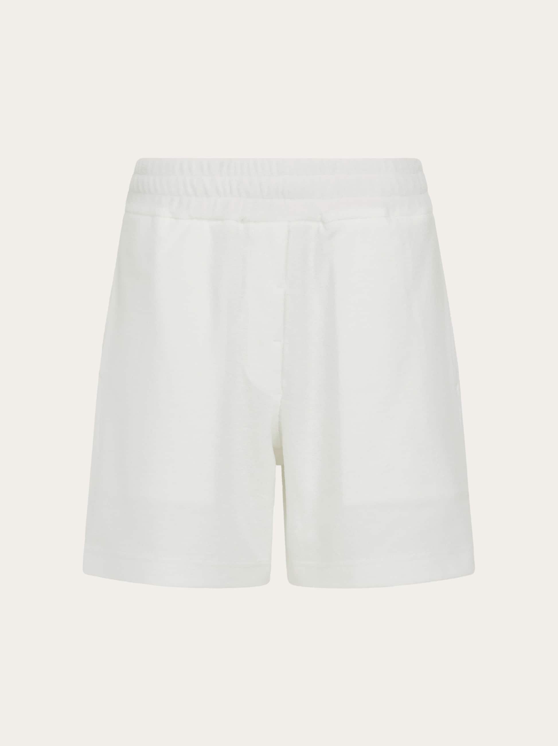 Ferragamo Donna Bermuda Ferragamo Monogram, Bianco