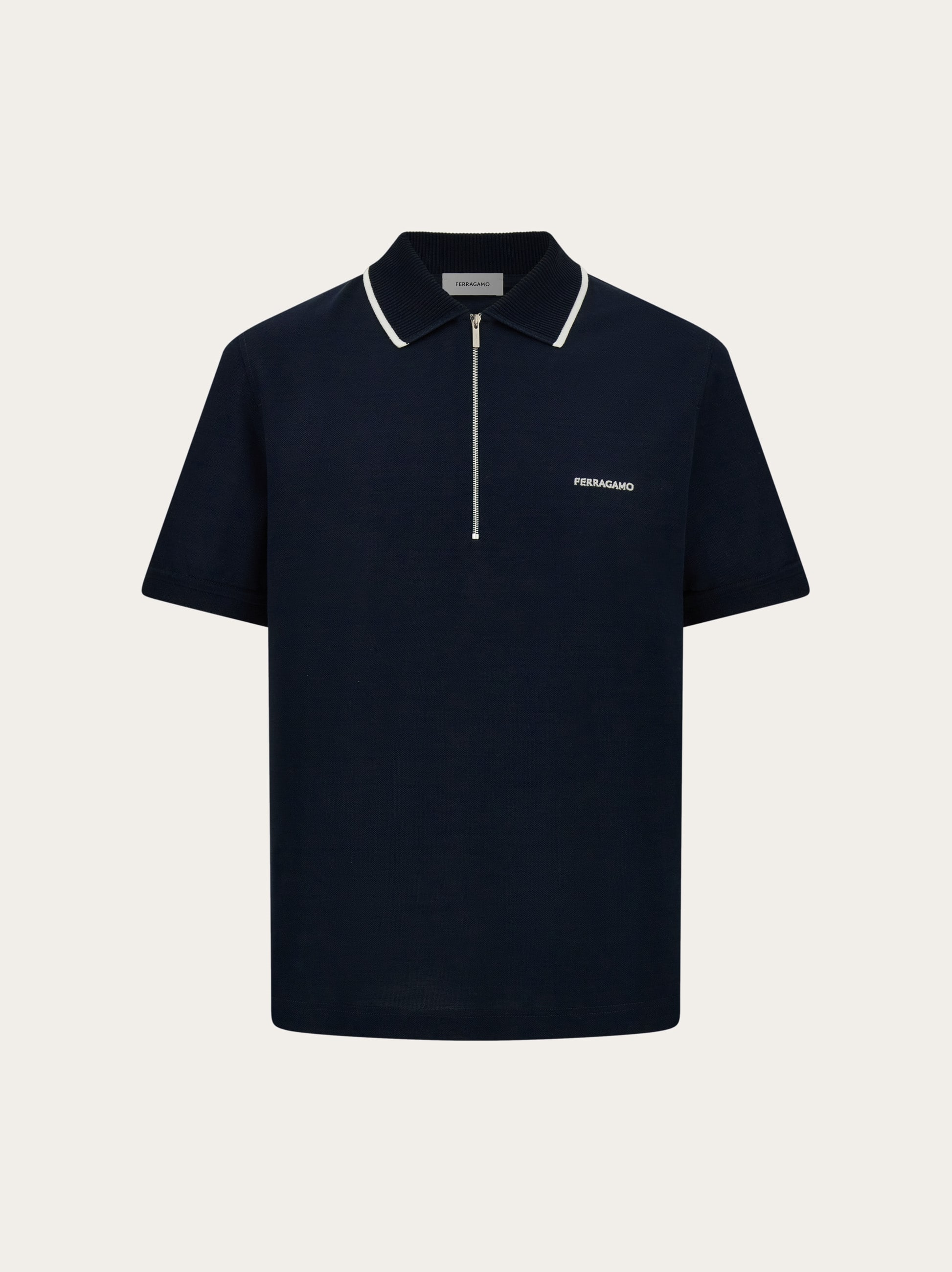 Ferragamo Uomo Polo manica corta Blu