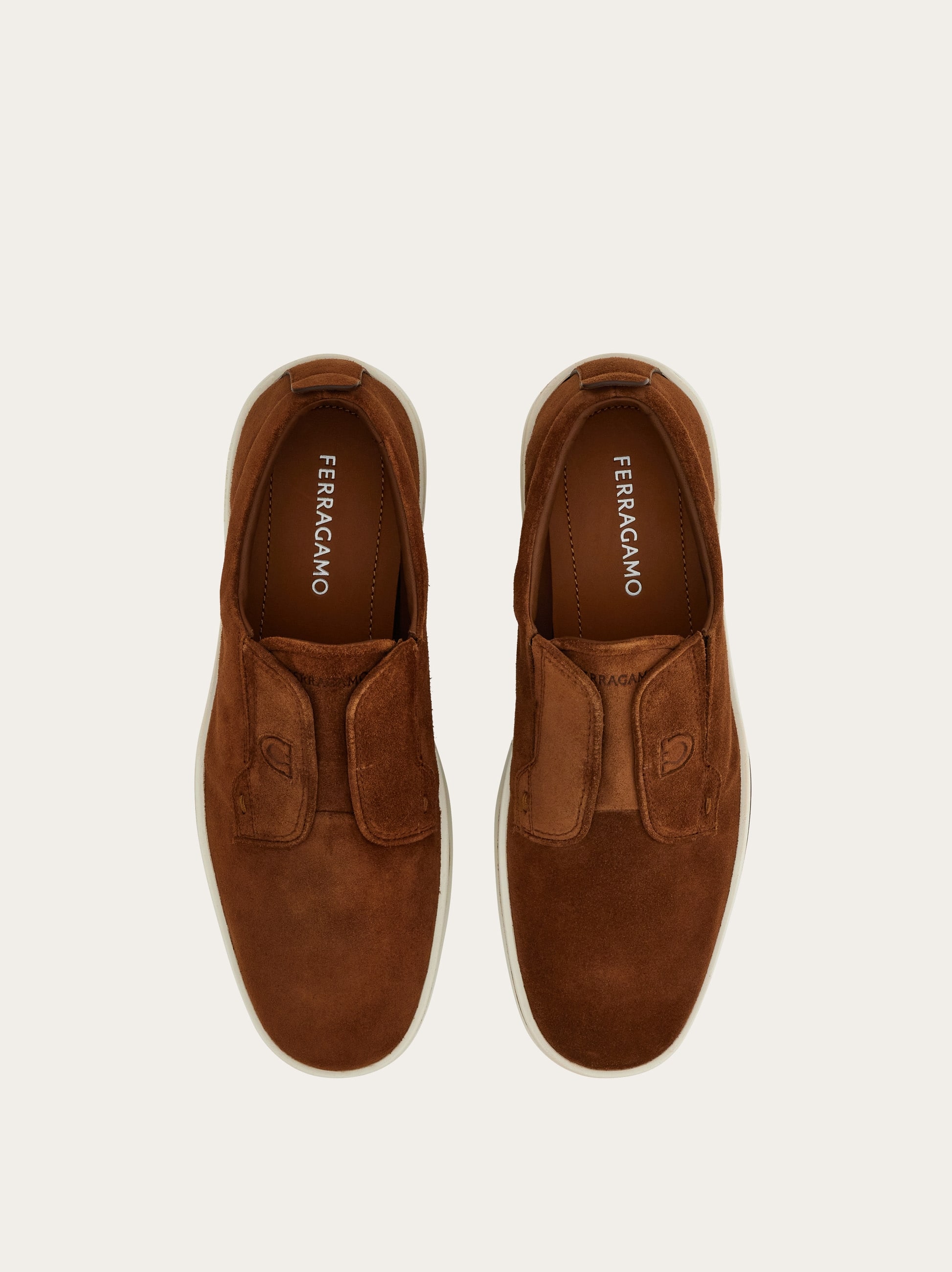  Ferragamo Herren Slip-on-derby Braun Größe 40 