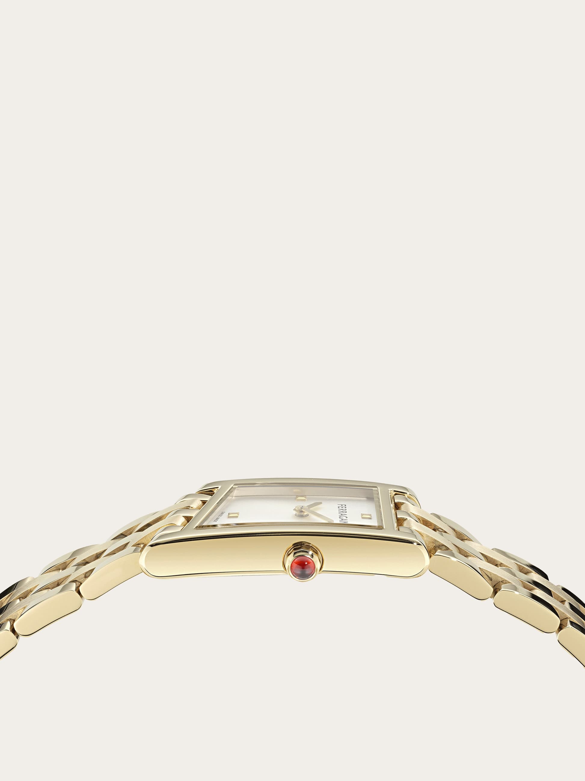  Ferragamo Damen Ferragamo Asymetrique Uhr Weiß 