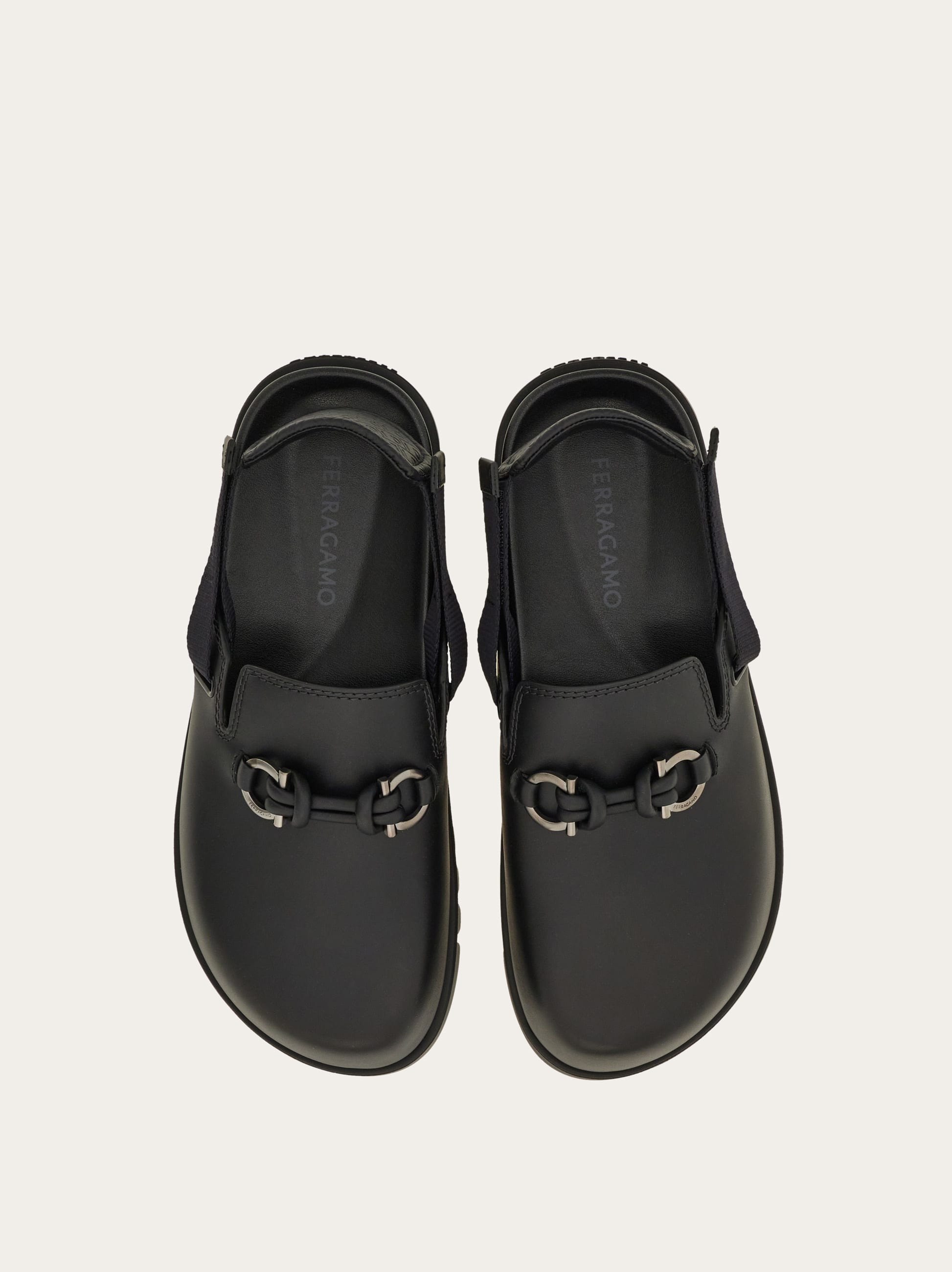 Ferragamo Gancini Buckle Mule