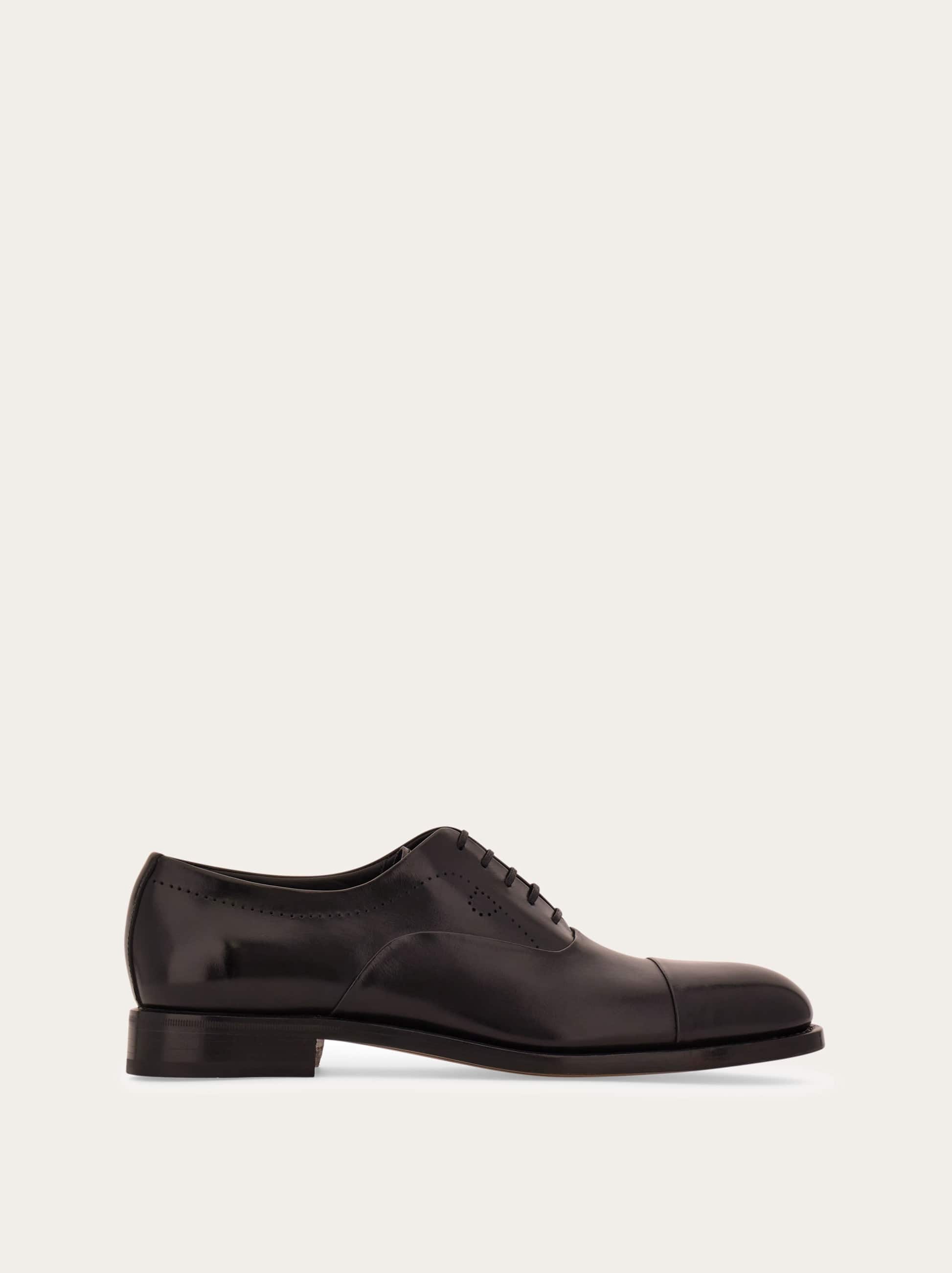 Ferragamo Men Tramezza Oxford with toe cap Brown Size 10