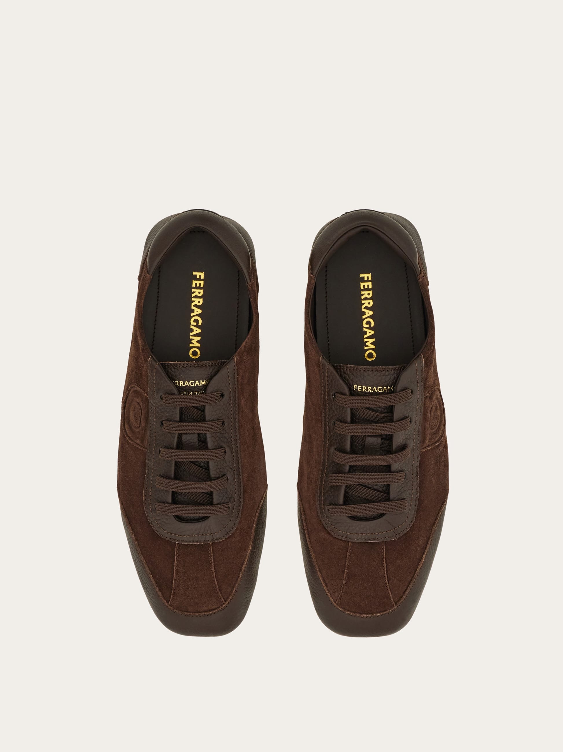 FERRAGAMO LACE-UP DRIVER