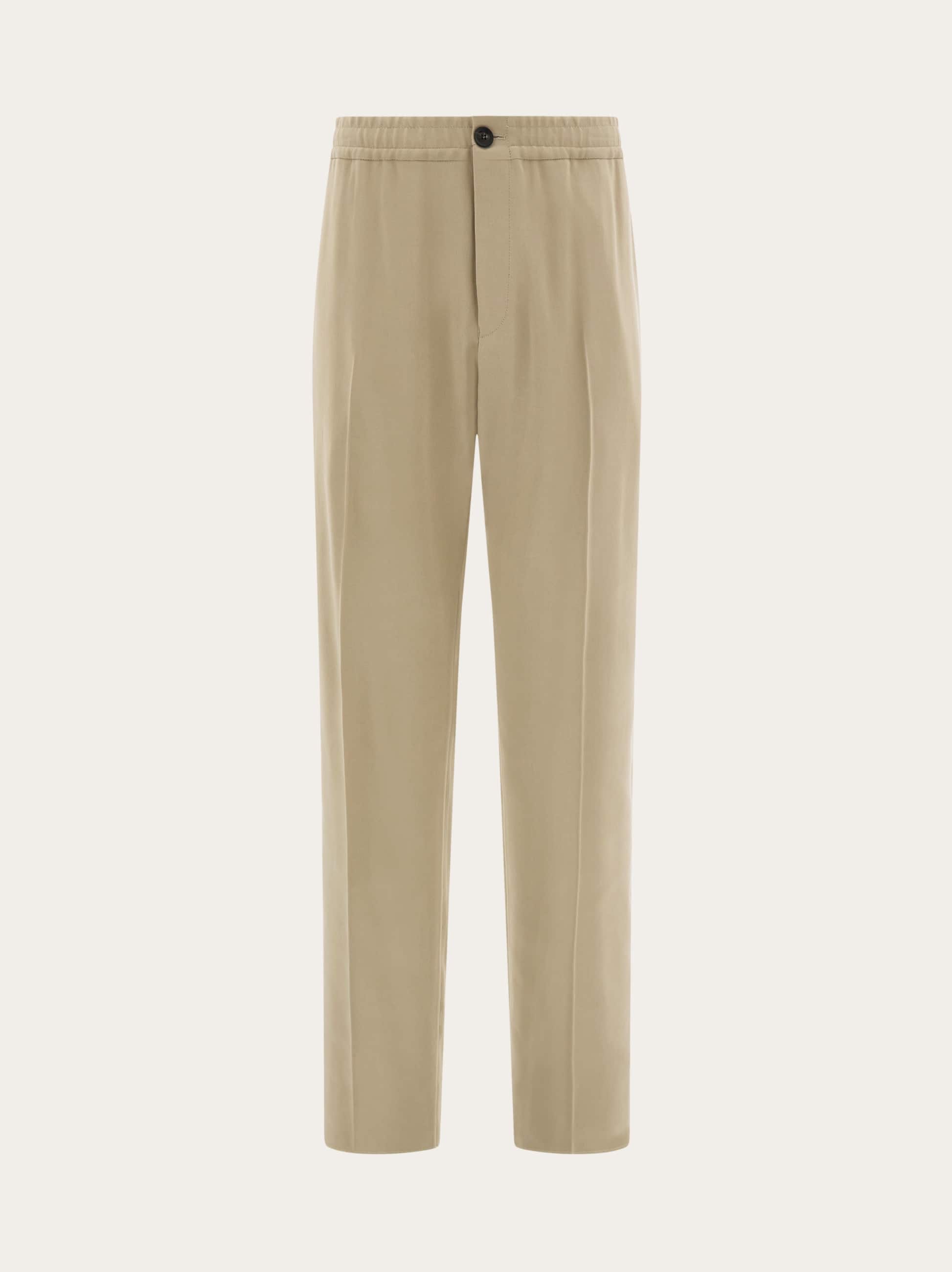 Ferragamo Tailored Jogger In Brown