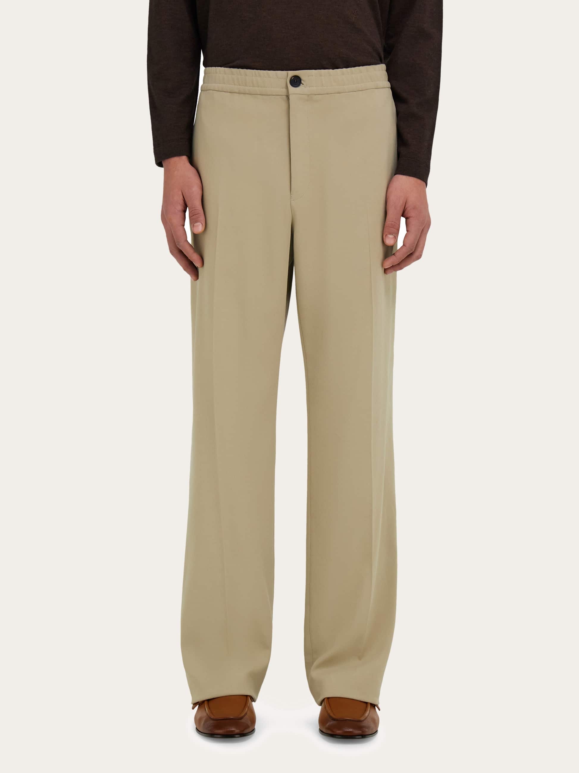Ferragamo Tailored Jogger In Brown