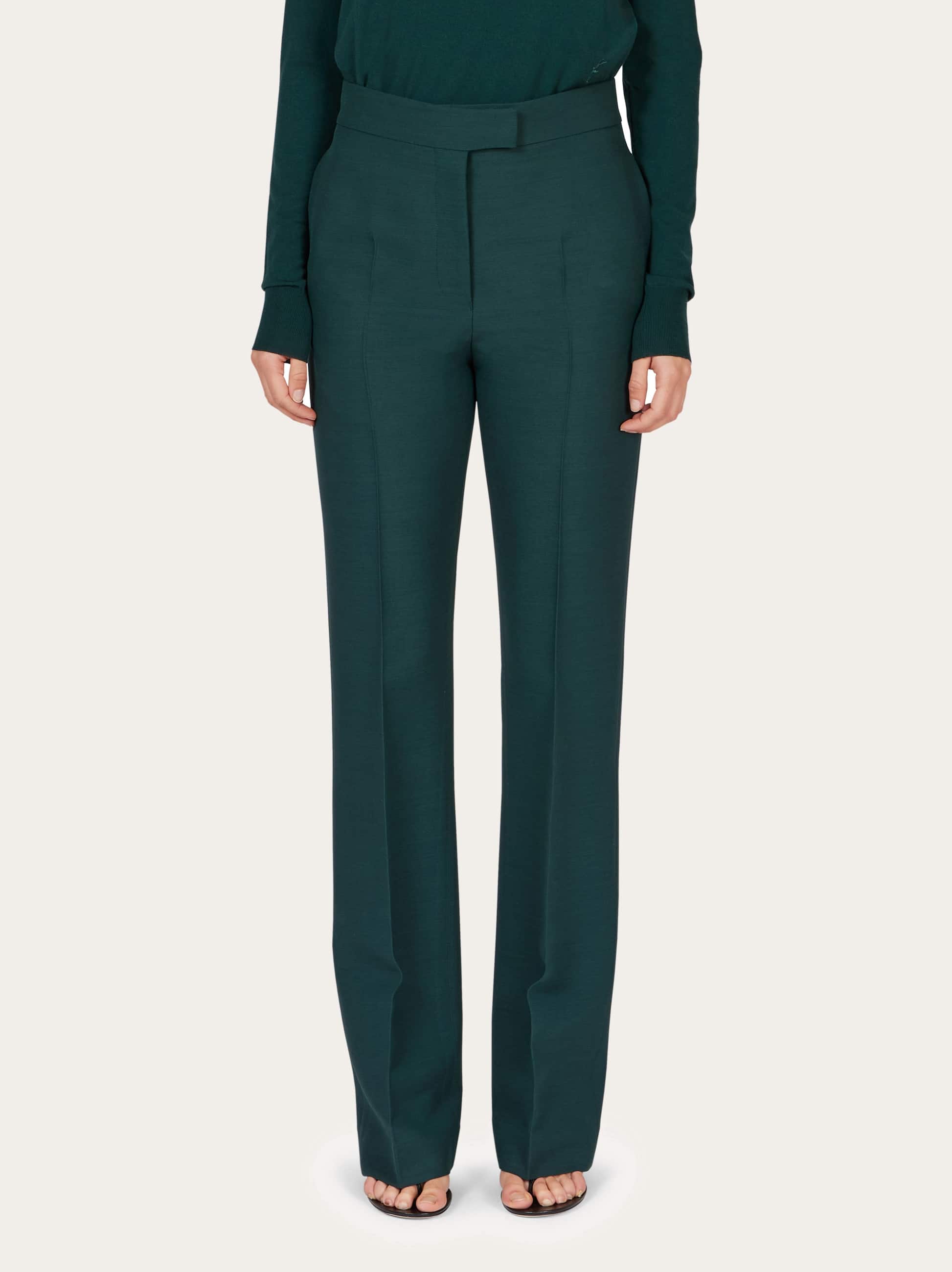 Ferragamo Pant In Green