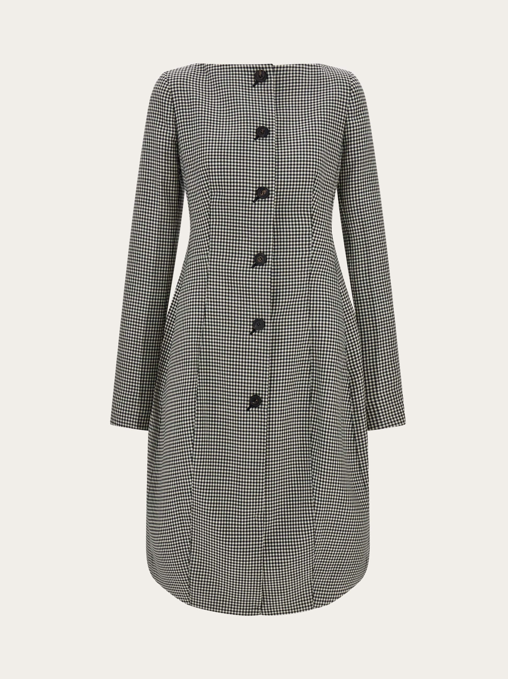 Ferragamo Single-breasted Coat In Black