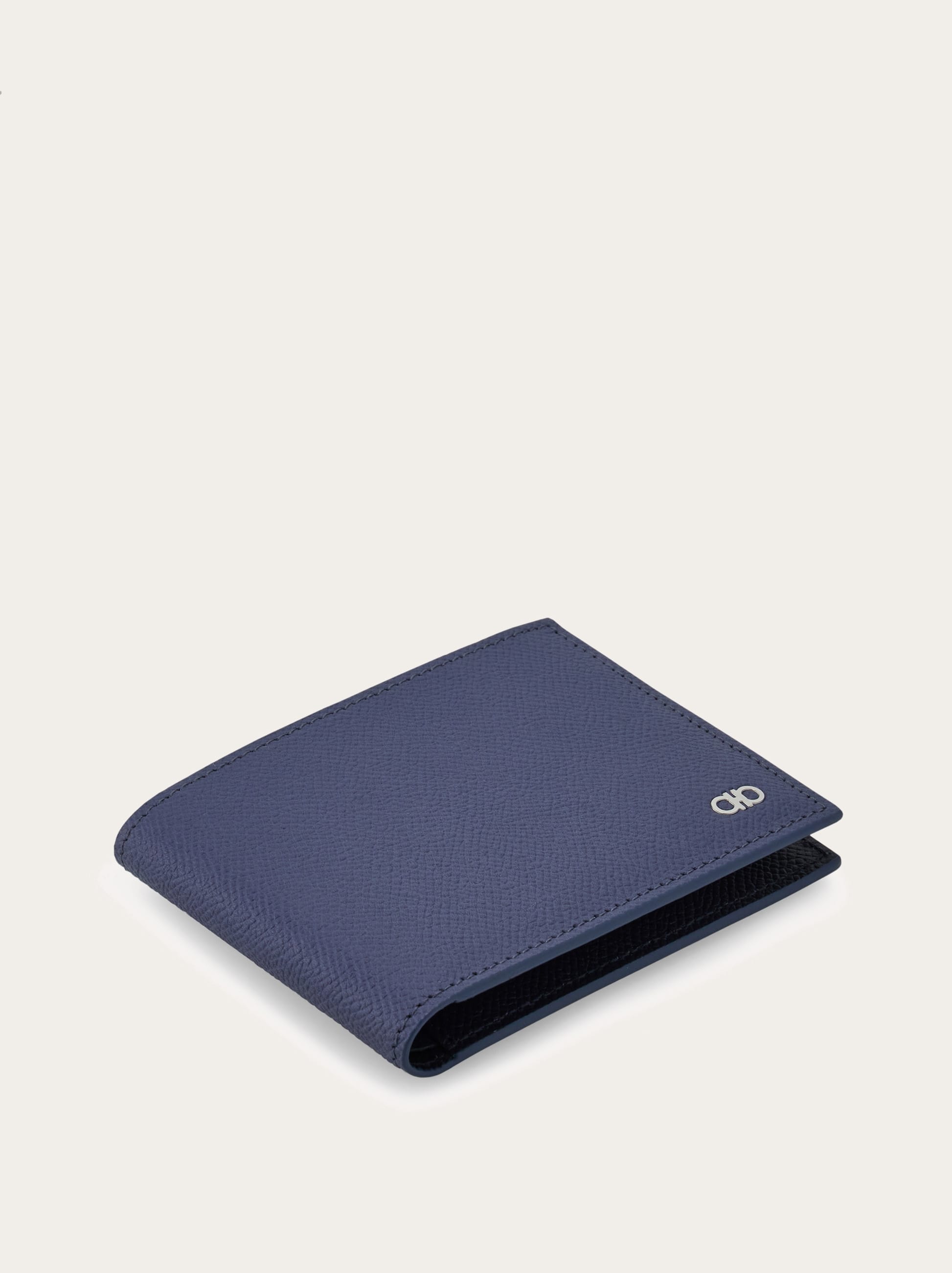  Ferragamo Herren Gancini Brieftasche Blau 