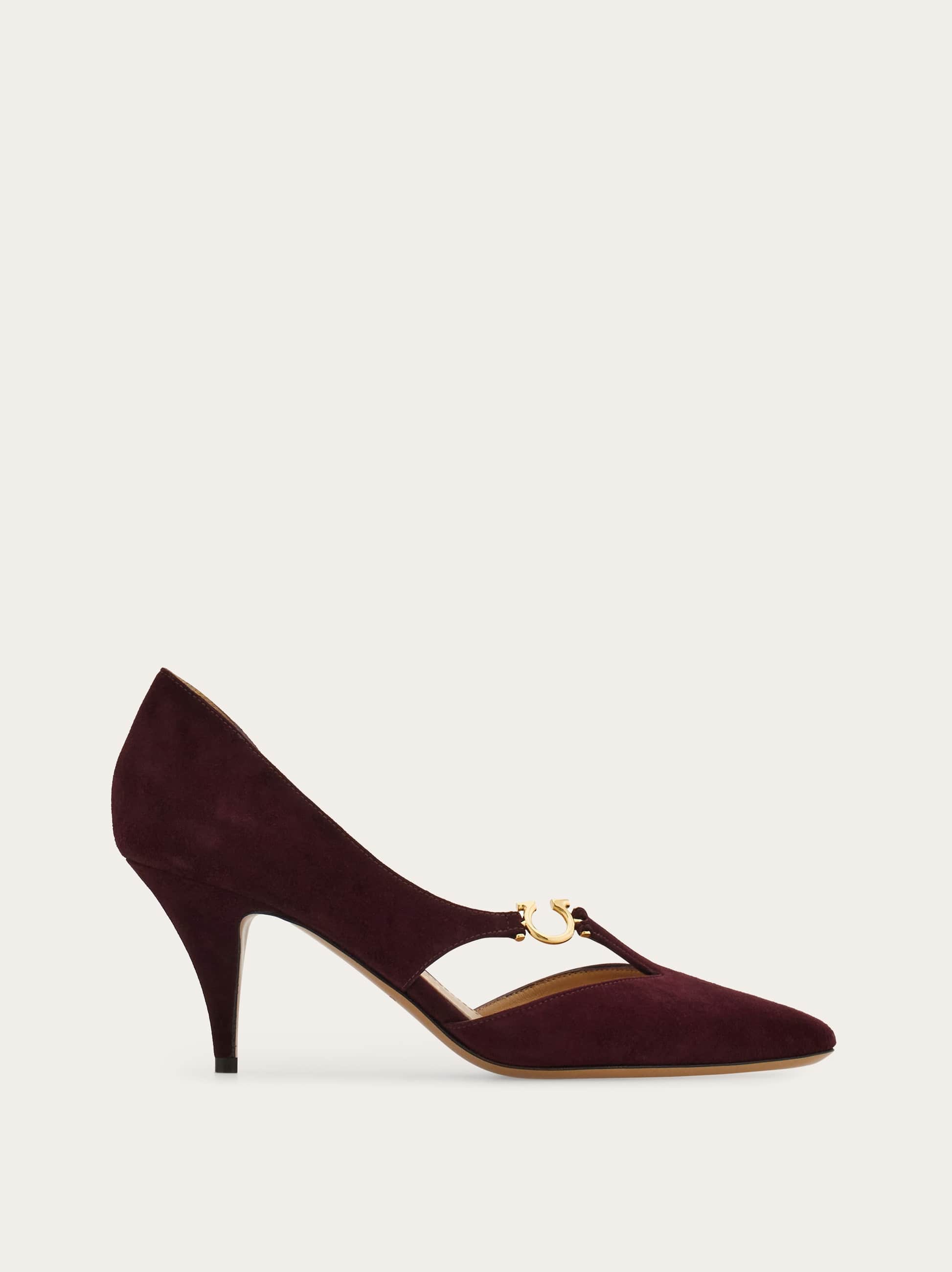 Ferragamo Donna Décolleté dettaglio Gancini Rosso Taglia 35