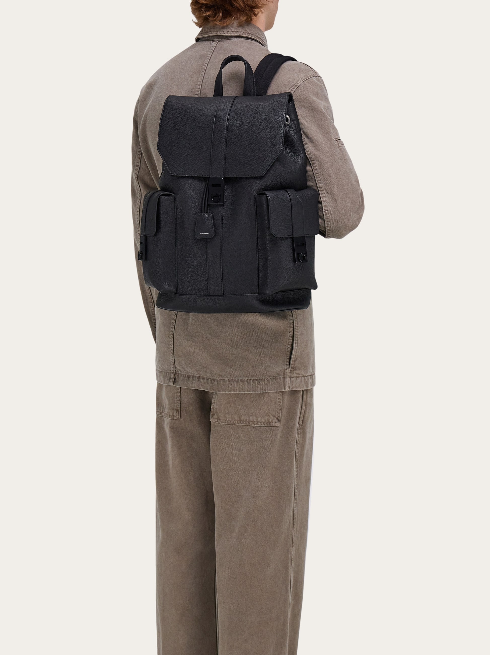 Ferragamo Leather Backpack