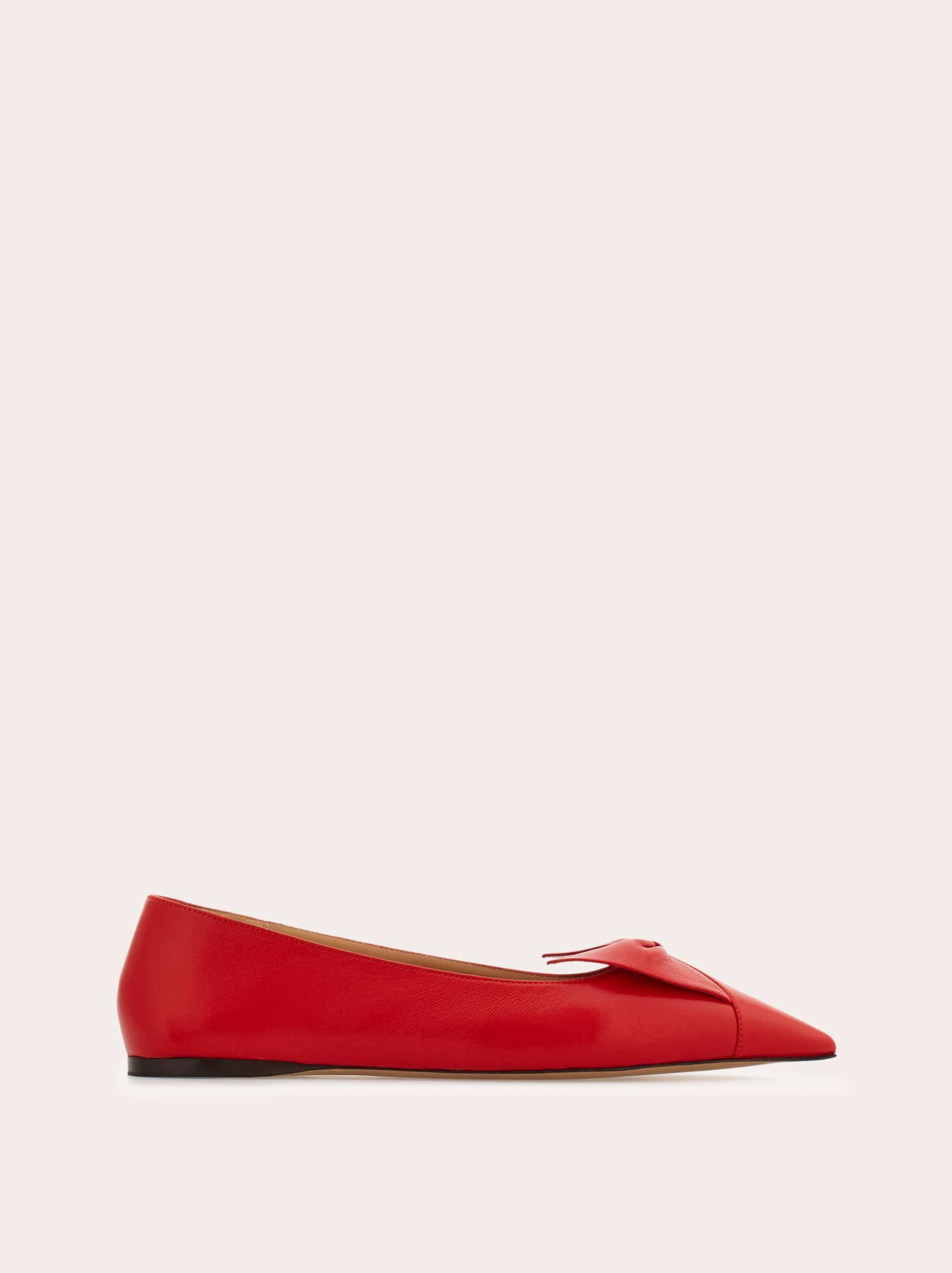 Ferragamo Donna Ballerina con fiocco Rosso Taglia 36