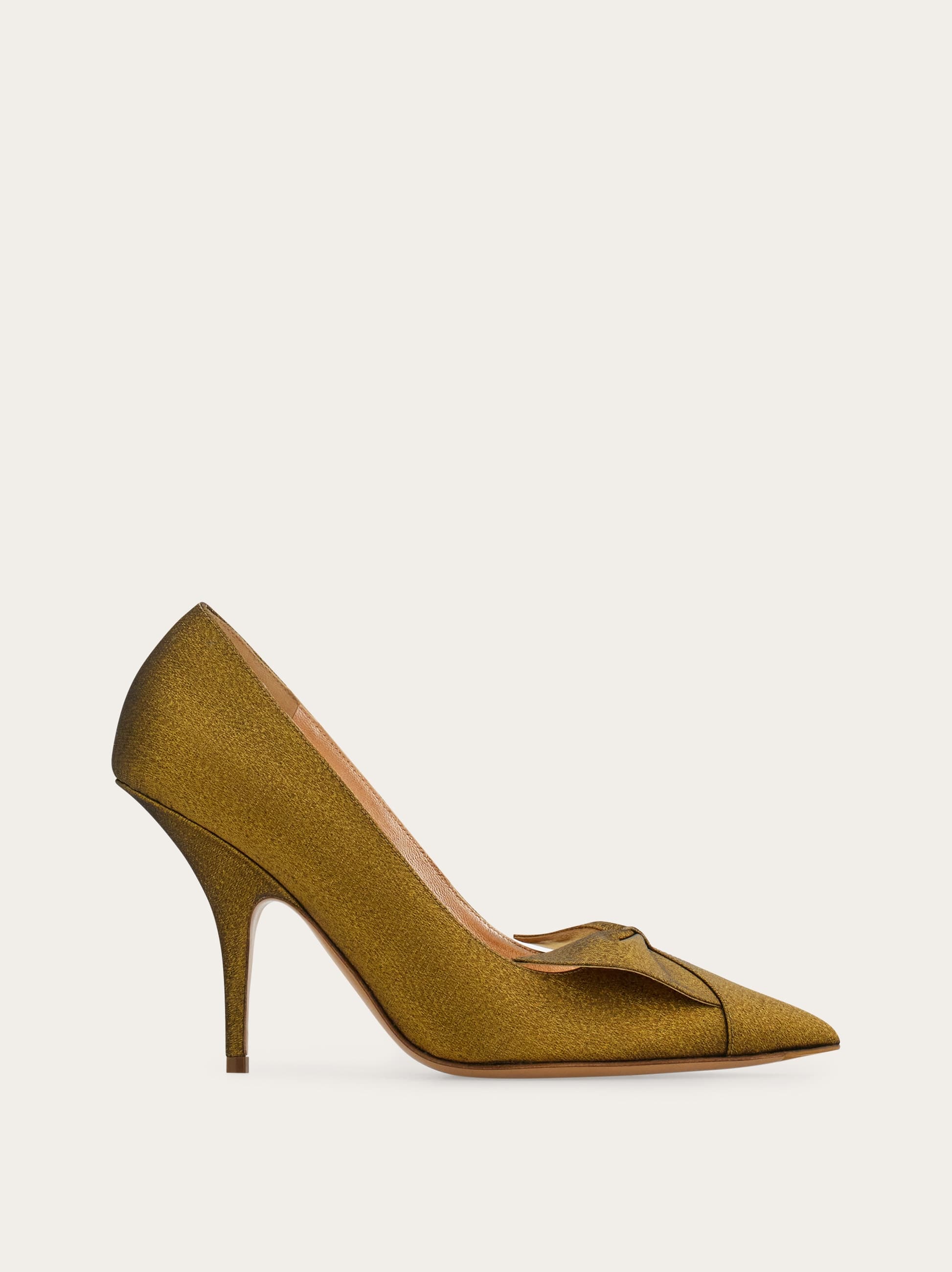 Ferragamo Donna Décolleté con fiocco Verde Taglia 35.5