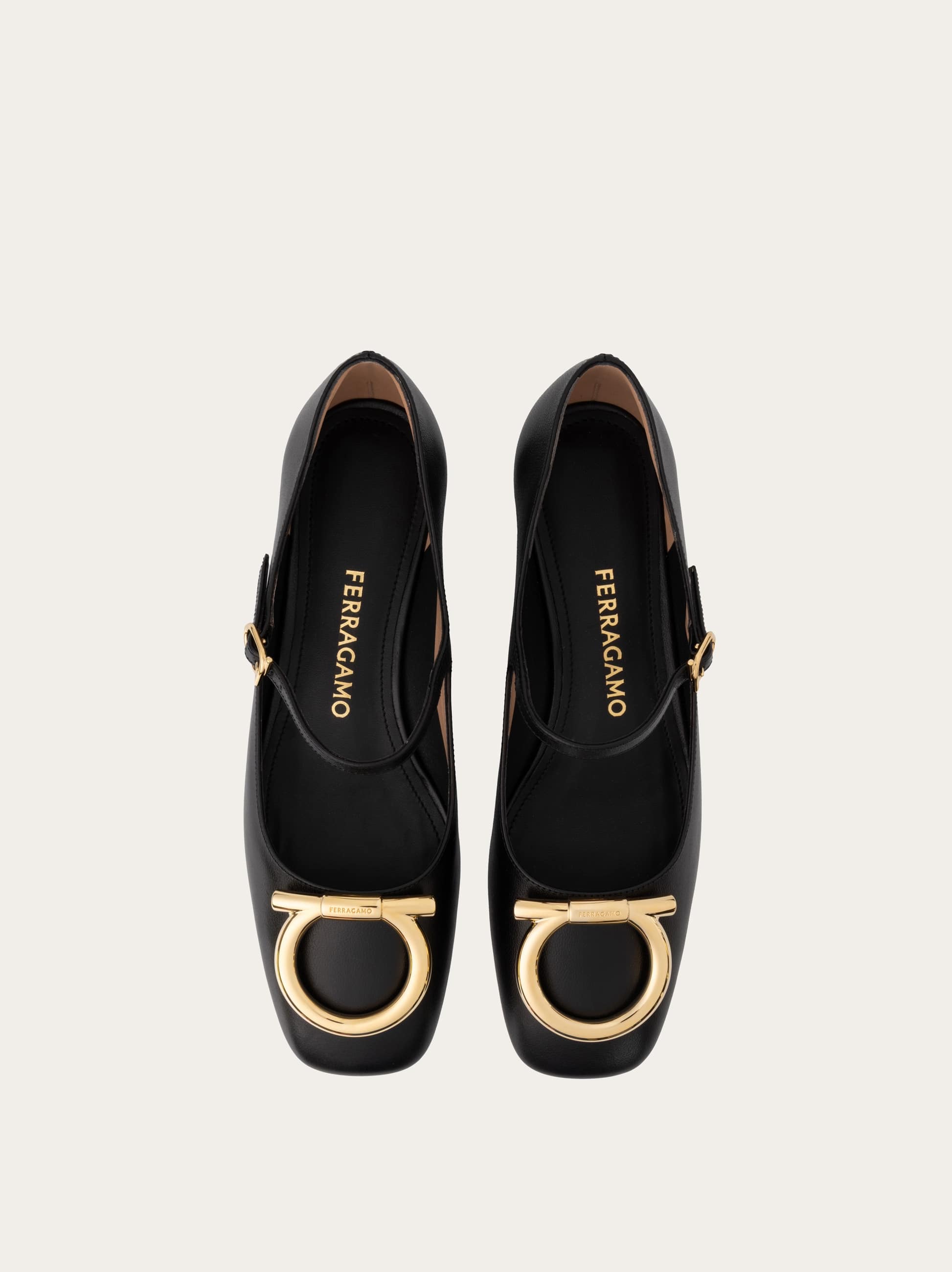 Ferragamo Maxi Gancini Mary Jane
