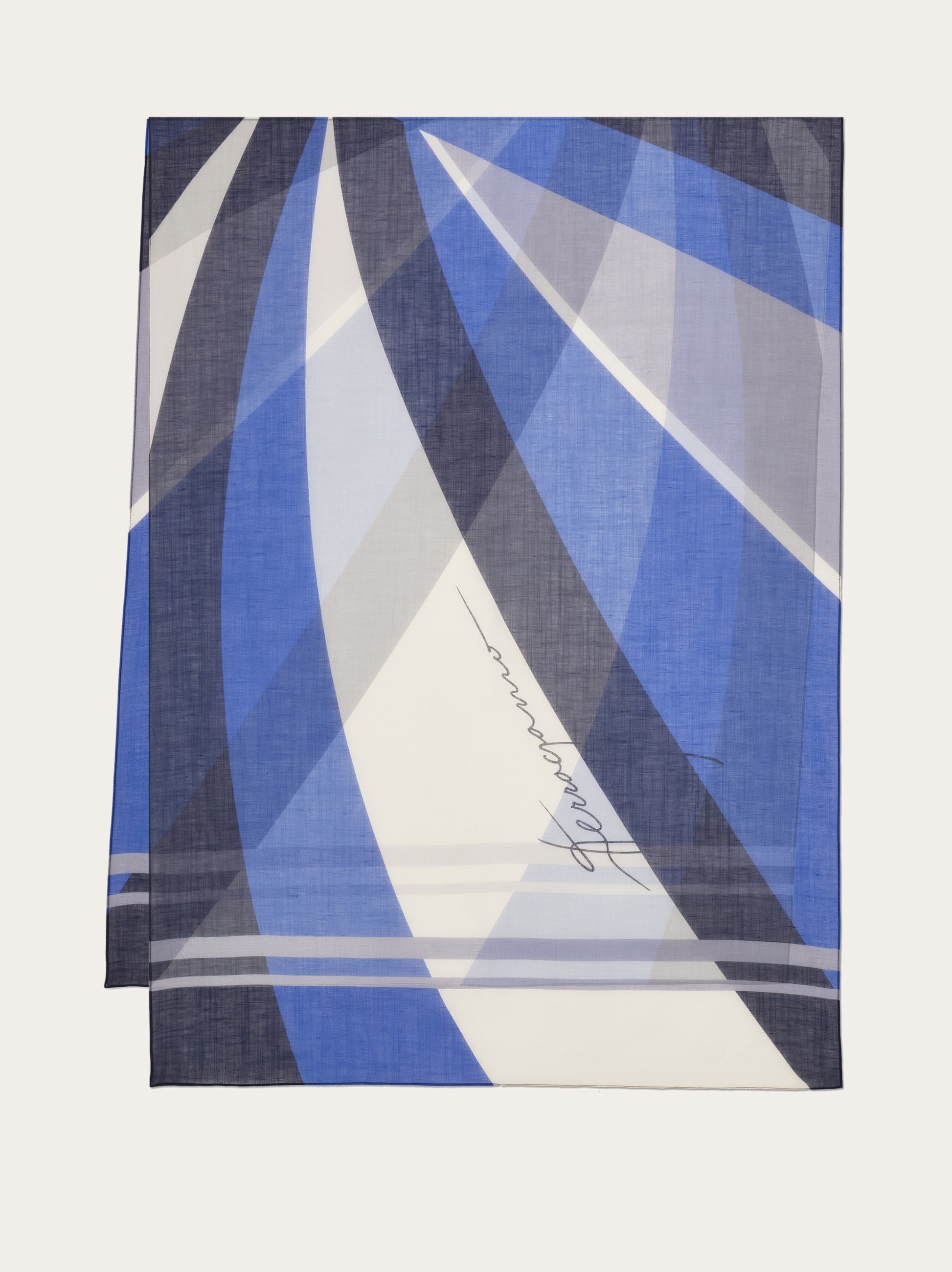 Ferragamo Linen Blend Stole
