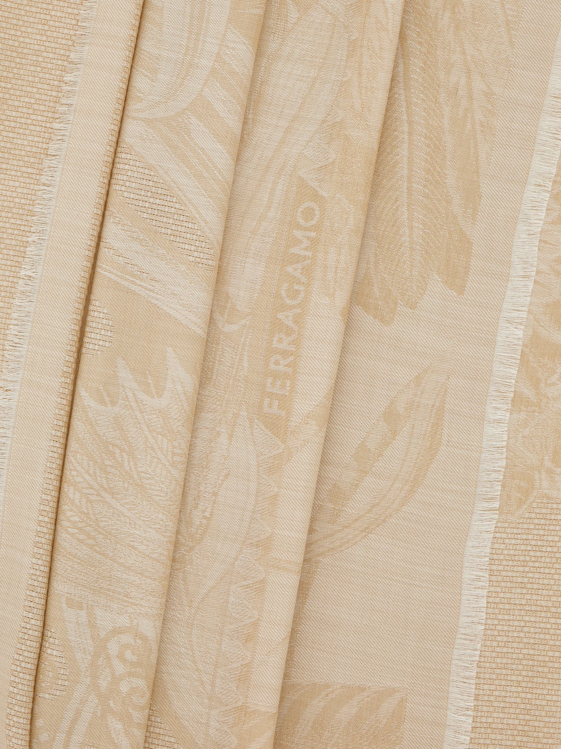 Ferragamo Silk And Cashmere Stole
