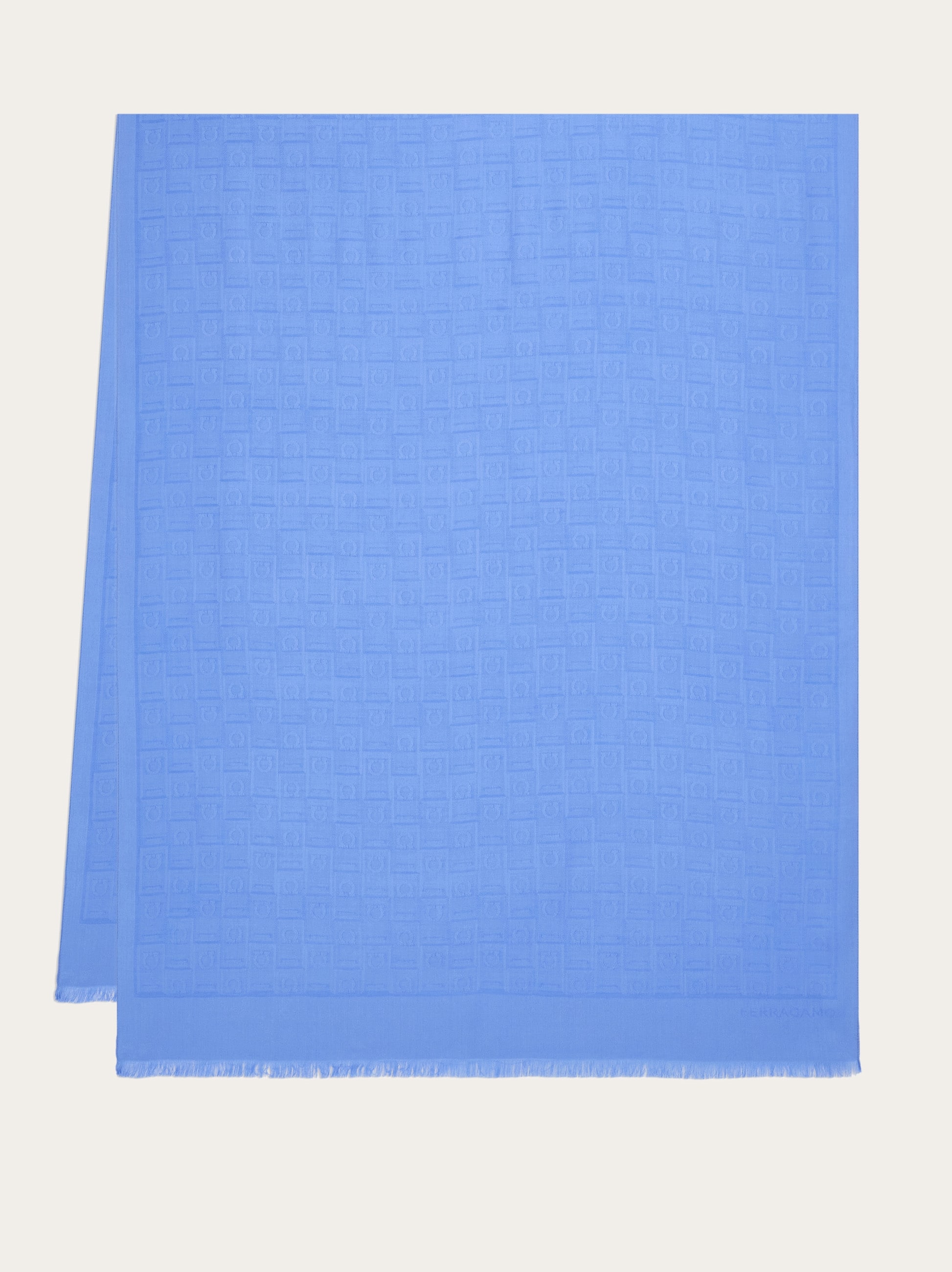 Ferragamo Donna Stola Ferragamo Monogram Bluette