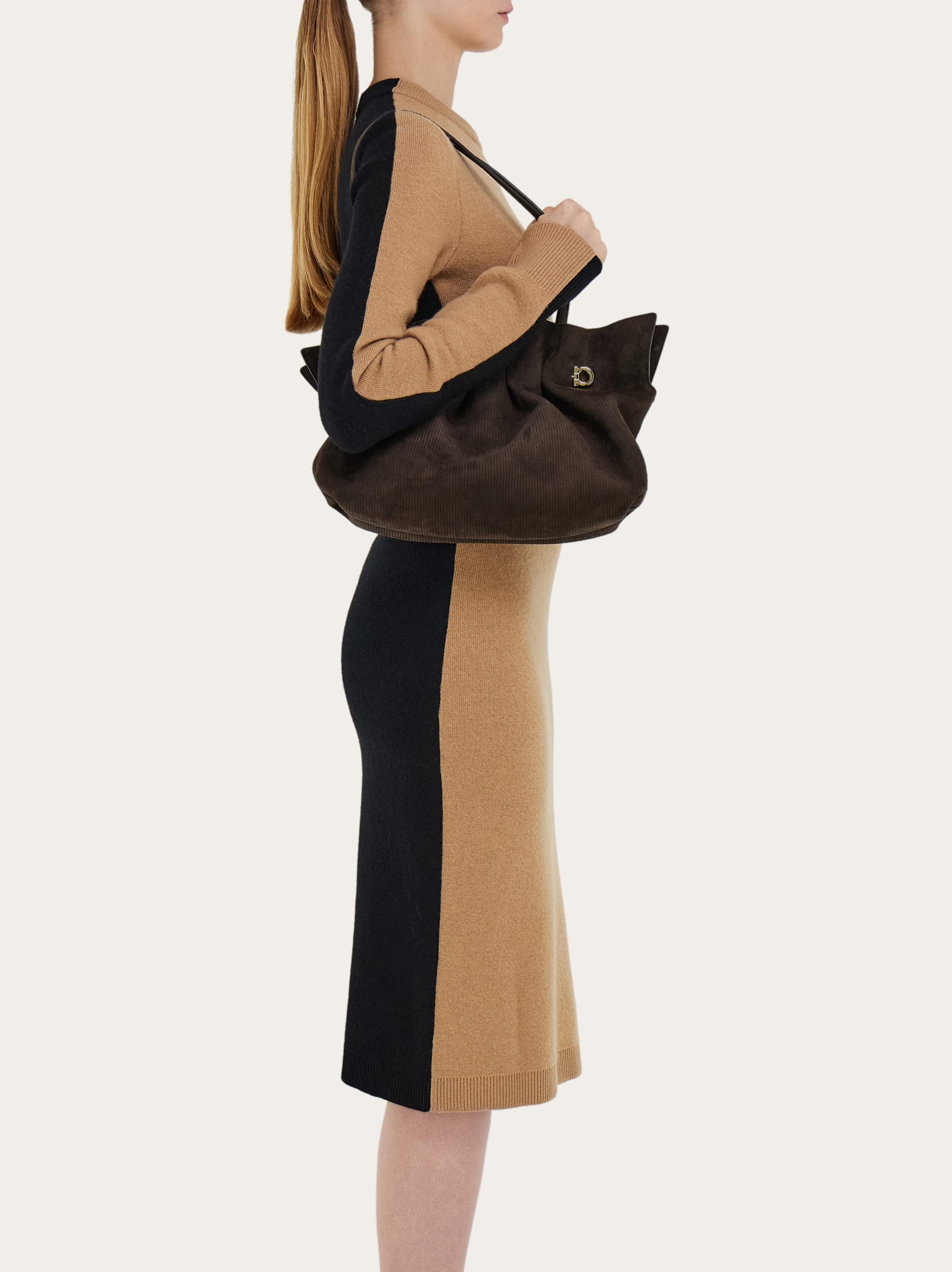  Ferragamo Damen Ferragamo Soft-bag (m) Braun 