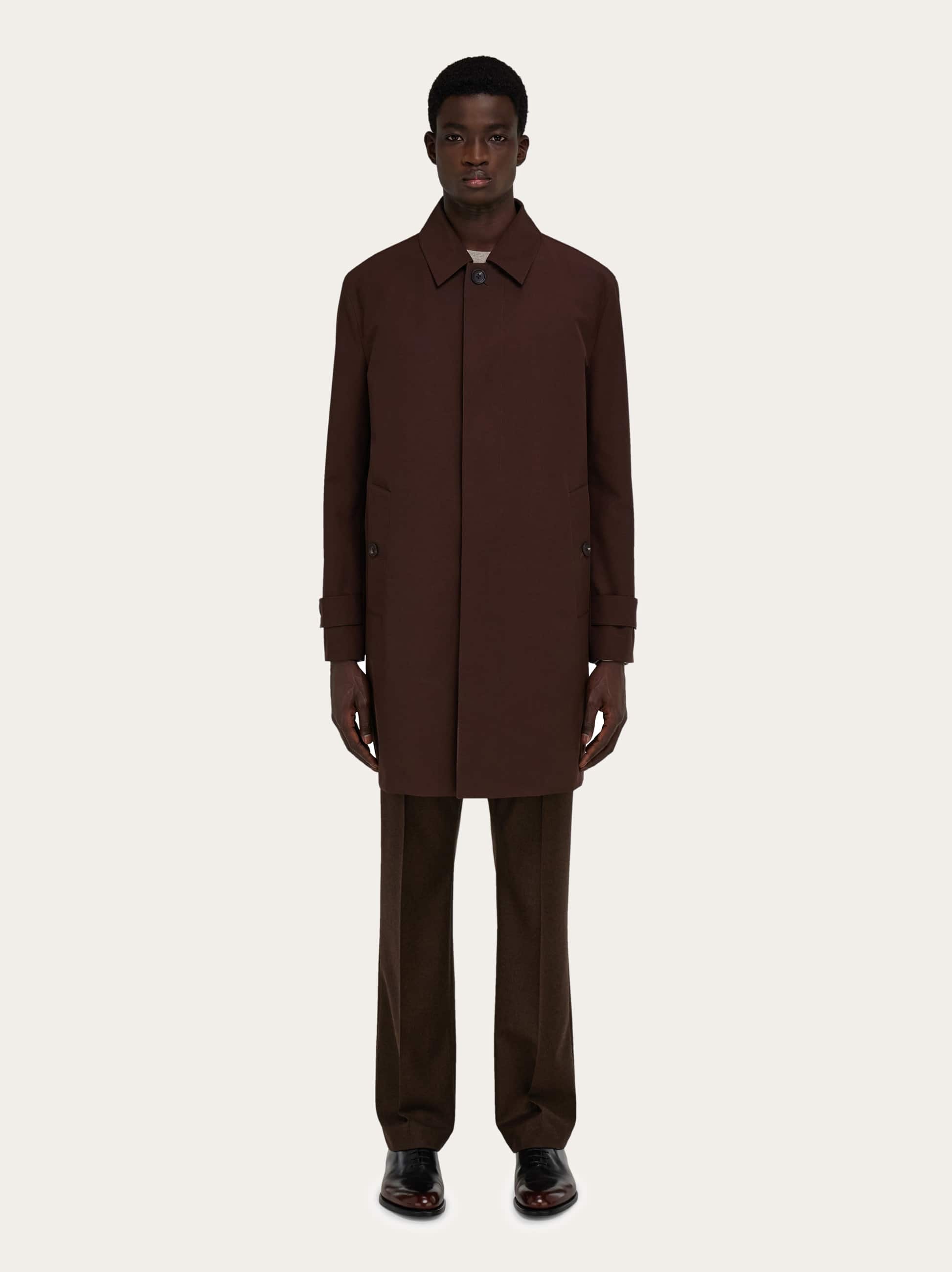  Ferragamo Herren Trenchcoat Braun 
