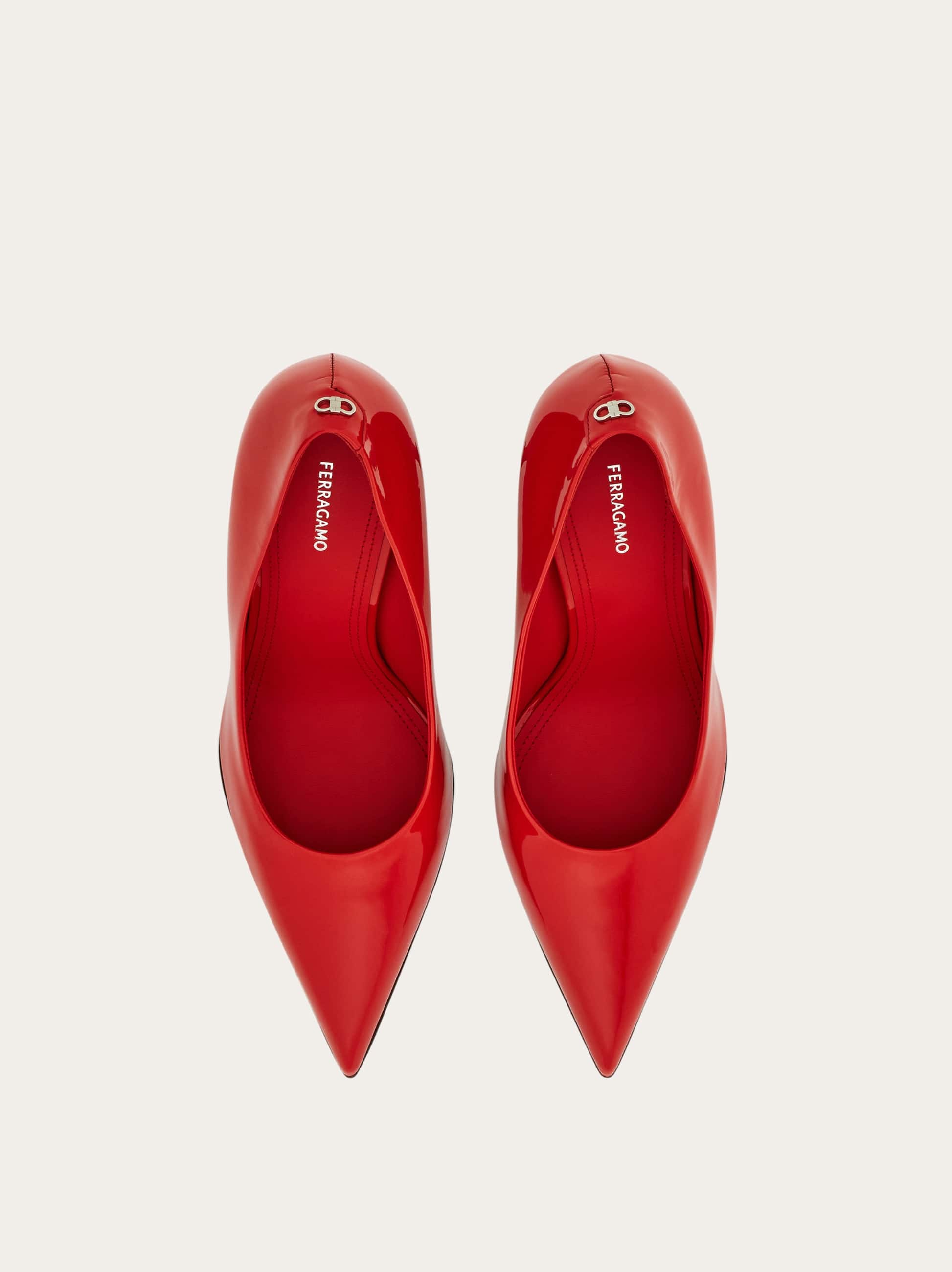  Ferragamo Damen Pumps Rot Größe 35.5 