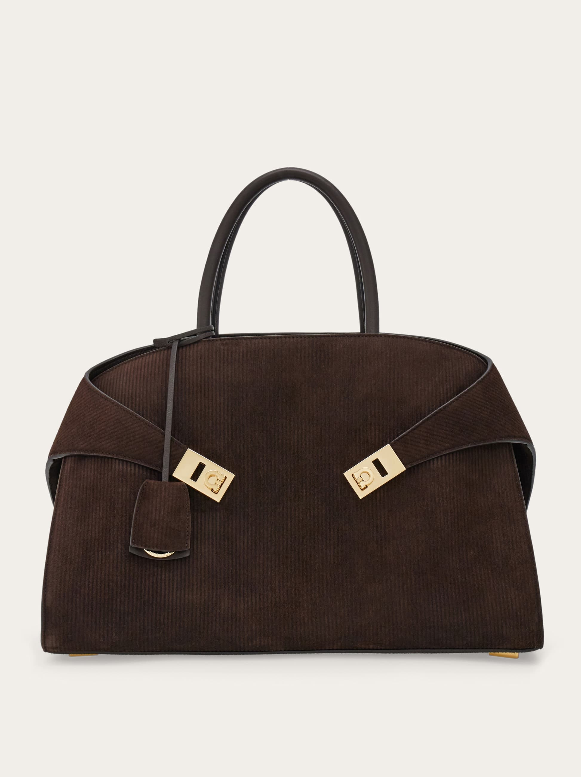 Ferragamo Donna Borsa a mano Hug (L) Marrone