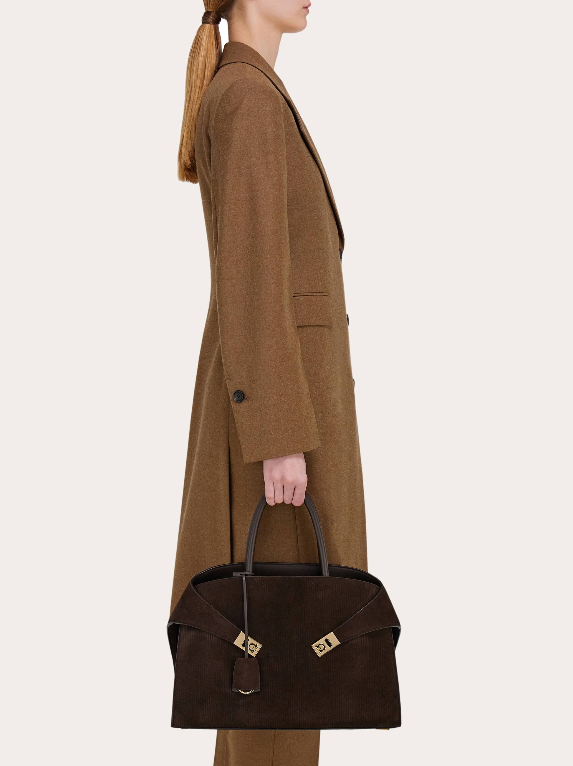  Ferragamo Damen Hug Handtasche (l) Braun 