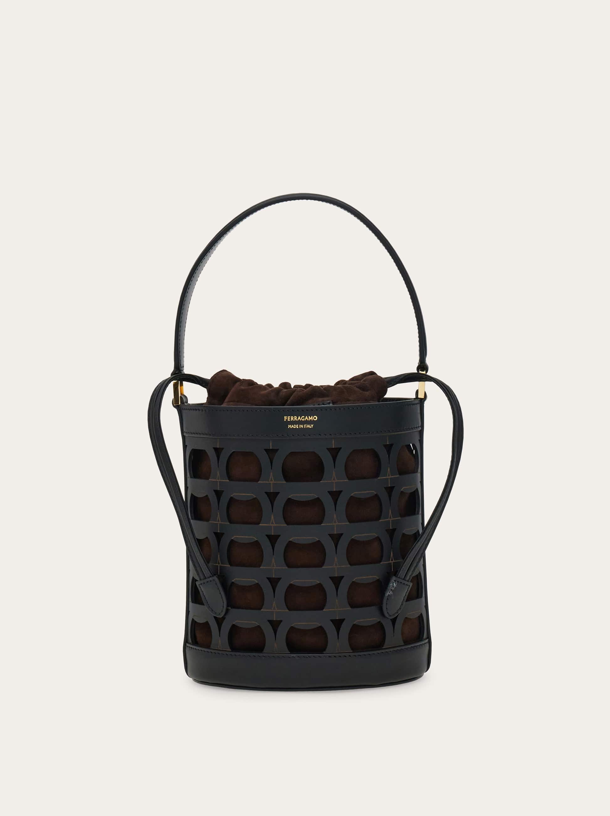 Ferragamo Donna Secchiello Gancini (XS) Nero