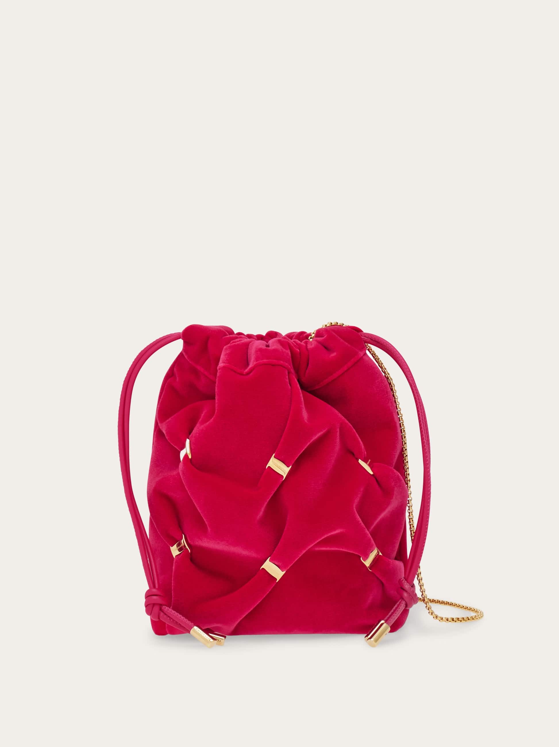 Ferragamo Donna Mini secchiello con fiocco Vara Rosa