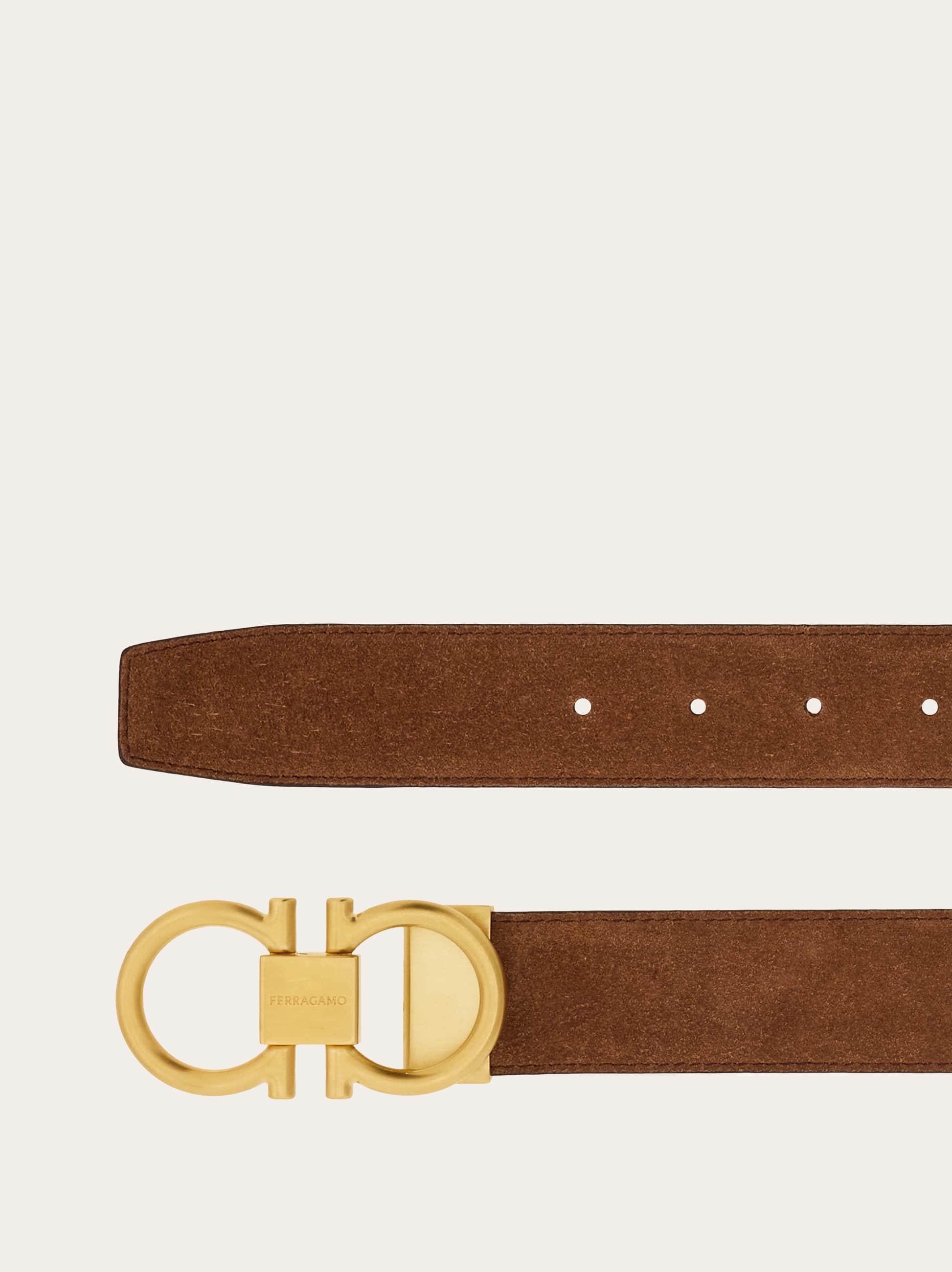Ferragamo Adjustable Gancini Belt