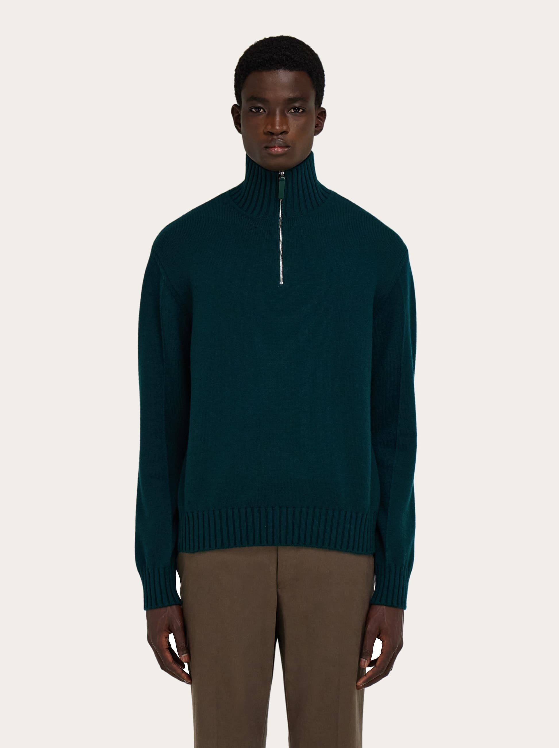 Ferragamo High Neck Cashmere Pullover