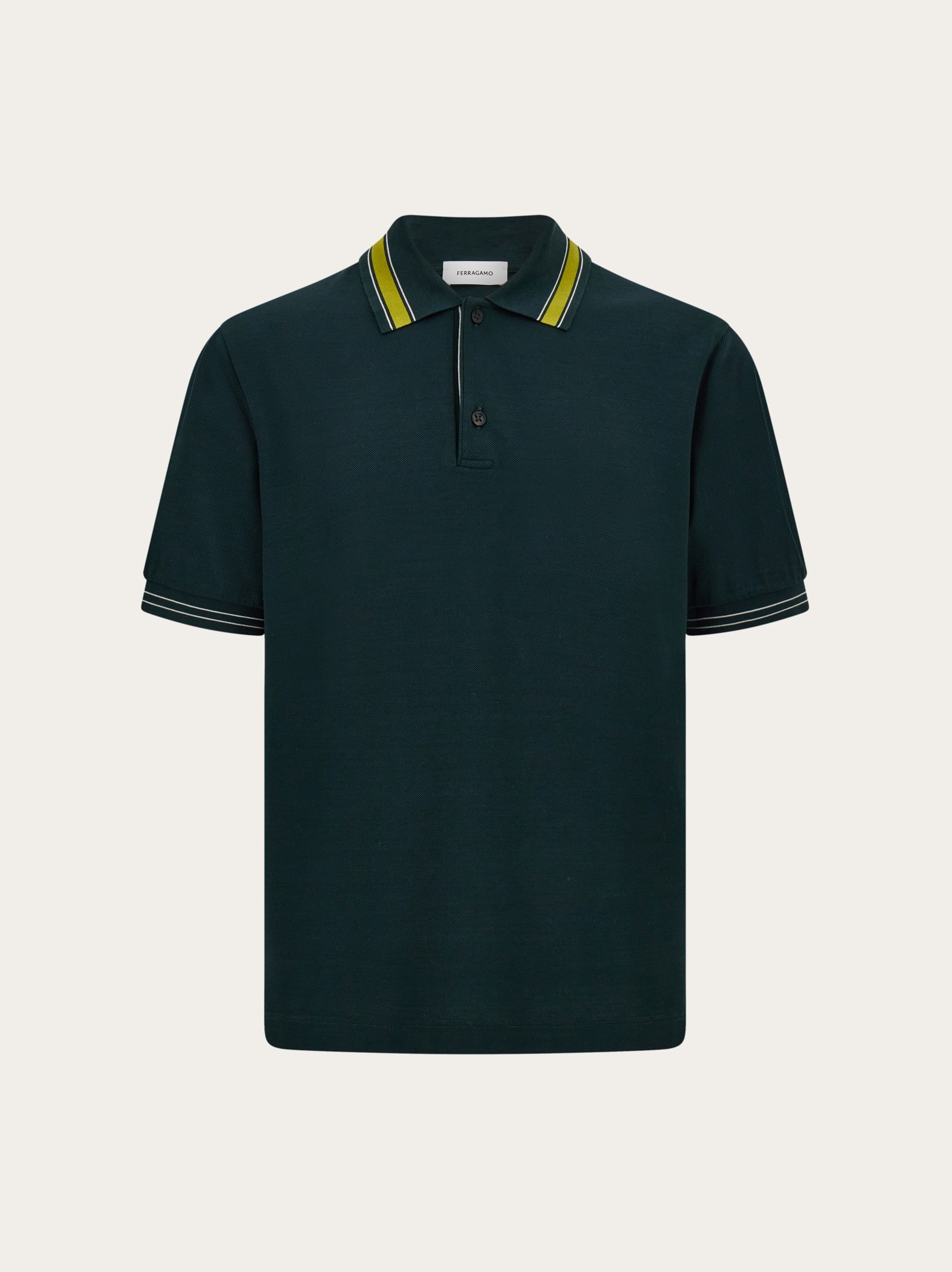 Ferragamo Uomo Polo a manica corta Verde
