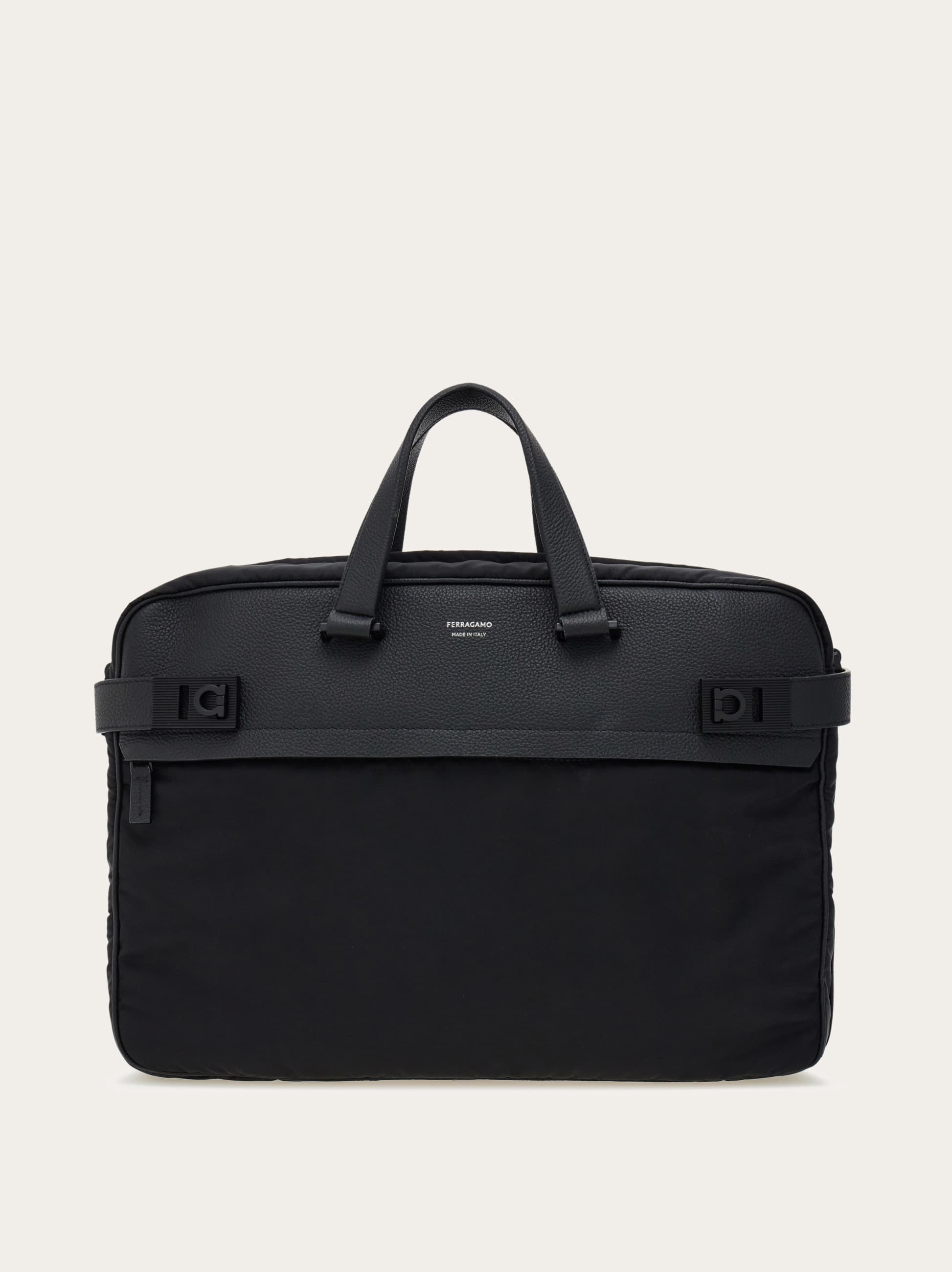 Ferragamo Briefcase In Black