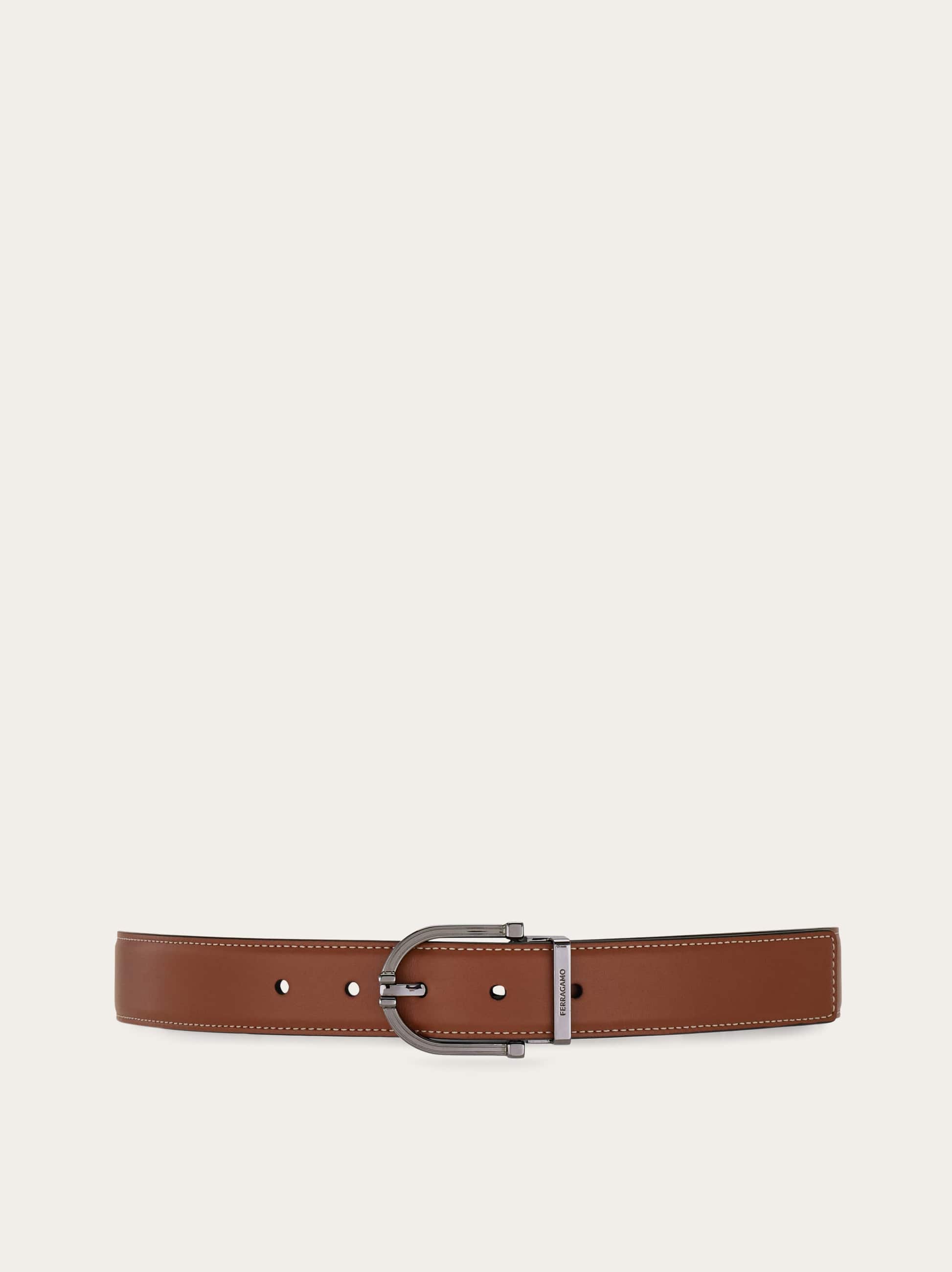 Ferragamo Double Sided Adjustable Leather Belt