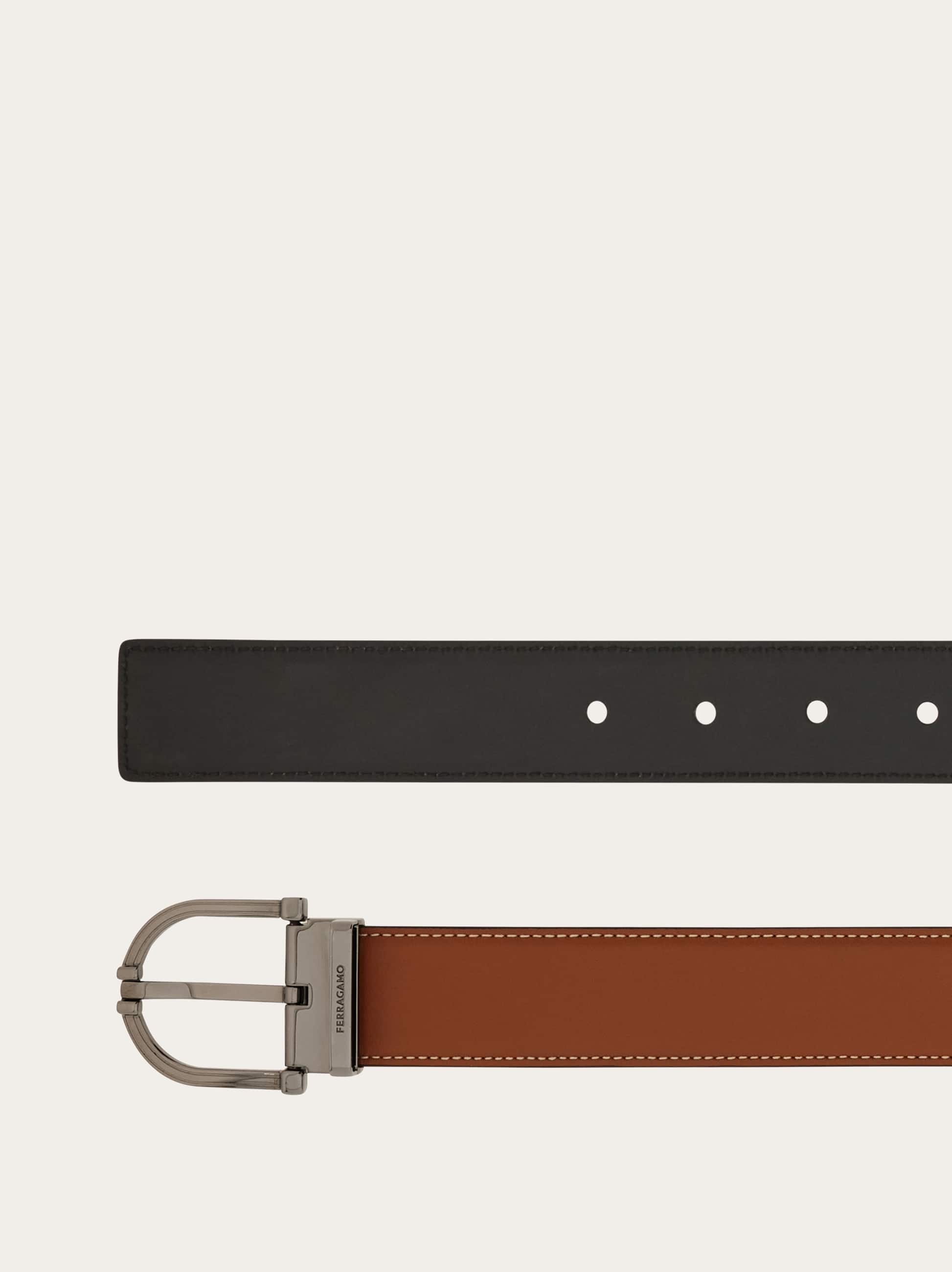 Ferragamo Double Sided Adjustable Leather Belt