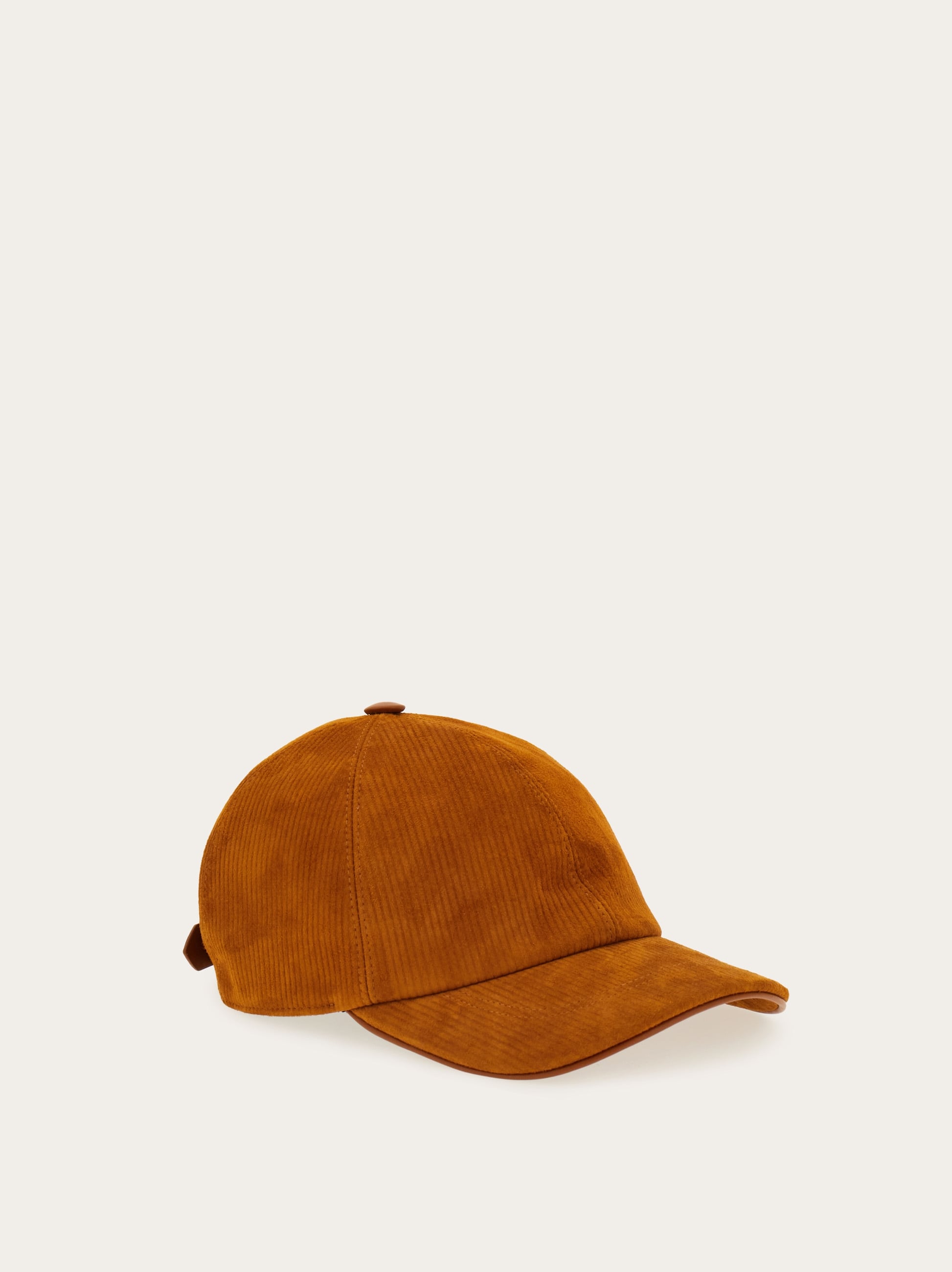 Ferragamo Corduroy Baseball Cap