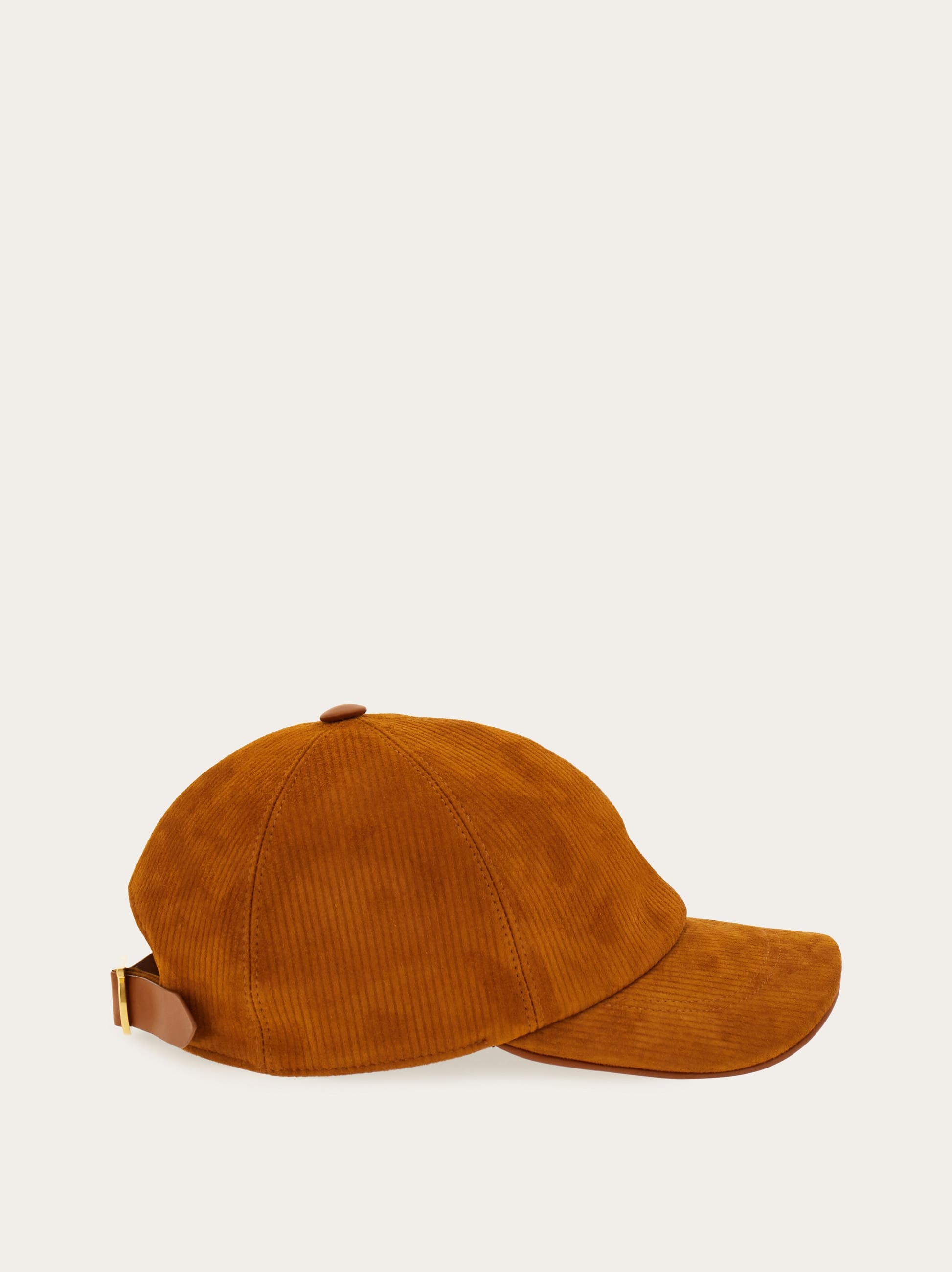 Ferragamo Corduroy Baseball Cap
